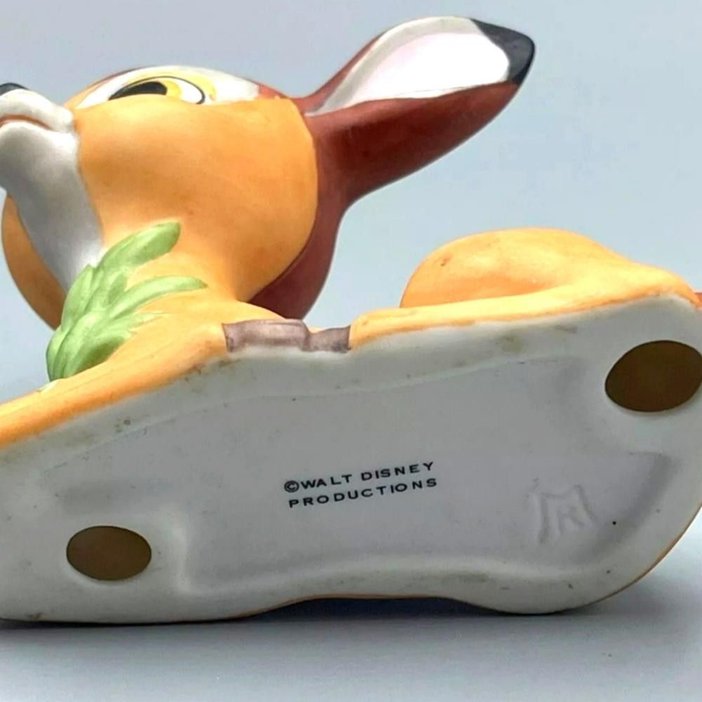 Disney Vtg Mark Rosenfeld Disney Bambi Bisque Porcelain Figurine Size ONE SIZE - 8 Thumbnail