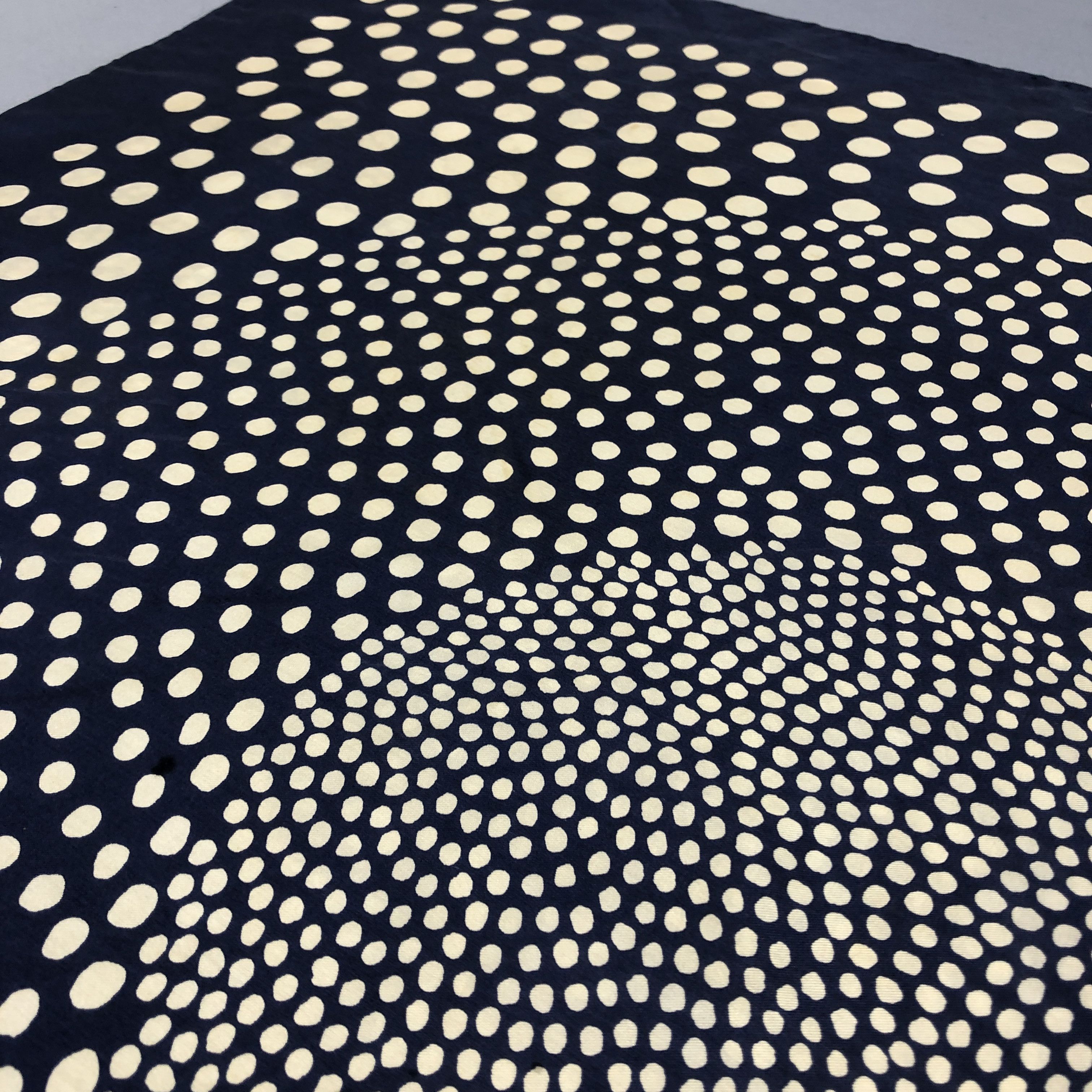 Other × Vintage Vintage Echo SILK Scarf Polka Dot Twill Stole Wraps Scarves Size ONE SIZE - 10 Thumbnail
