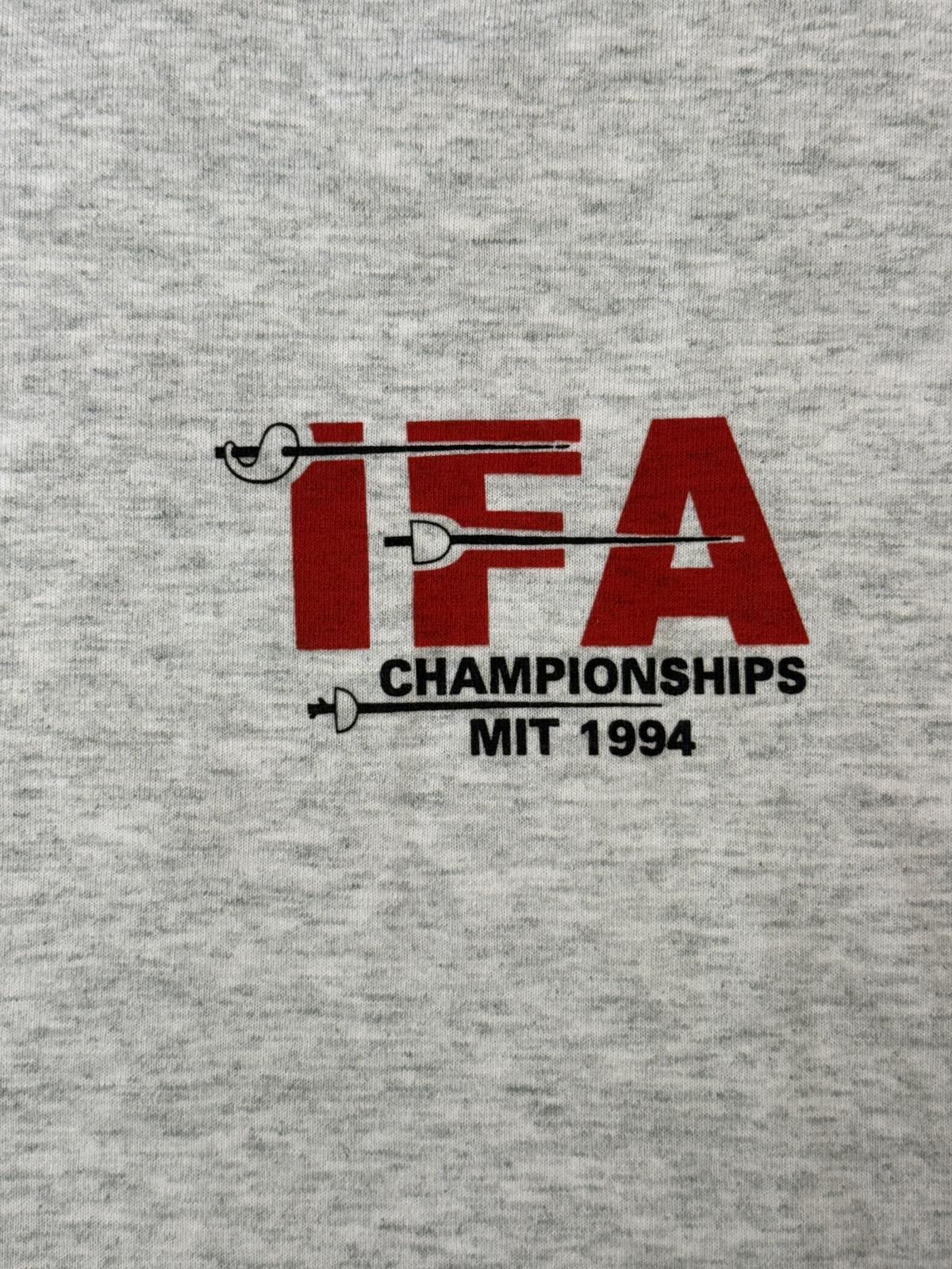 Fruit Of The Loom VTG Fencing T-shirt IFA Championships MIT 1994 Tee XL Size US XL / EU 56 / 4 - 4 Thumbnail