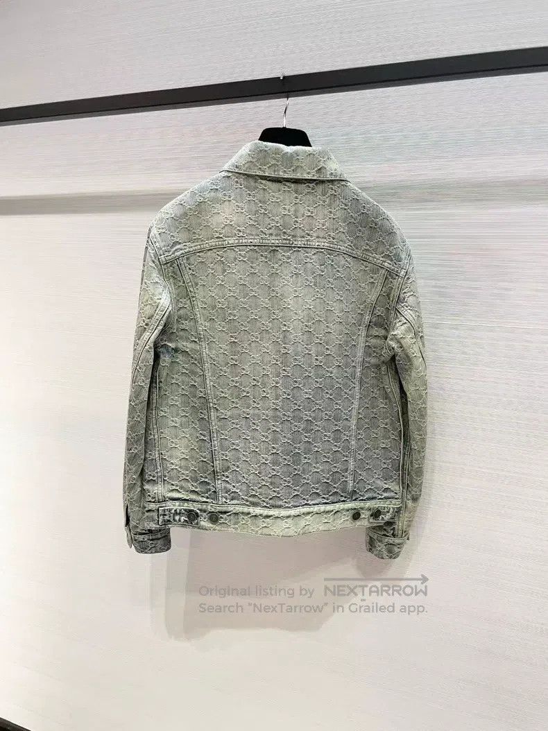Gucci Gucci Full logo denim jacket Size XS / US 0-2 / IT 36-38 - 2 Thumbnail