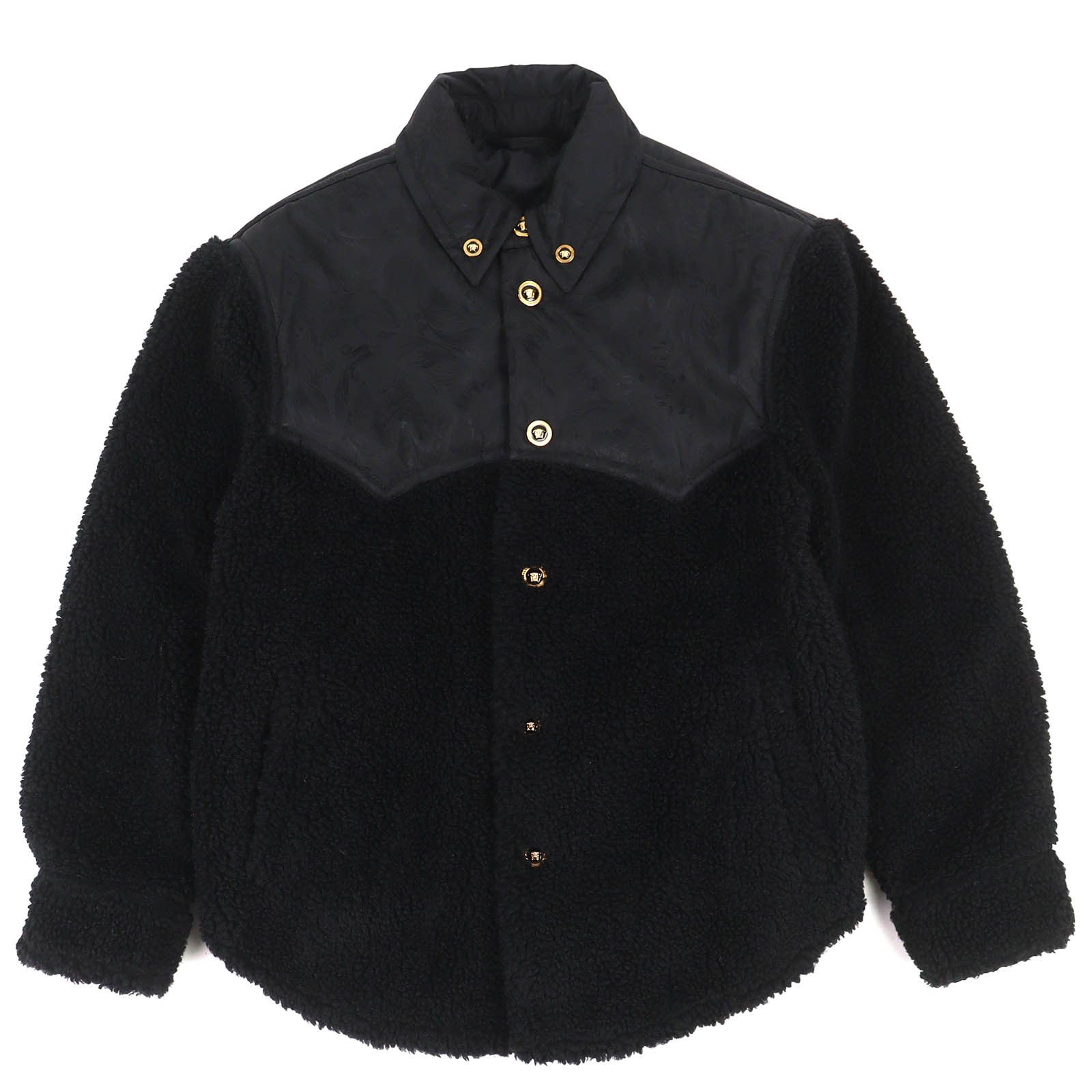 Versace Versace Versace Medusa Button Boa Blouson Textile Outerwear DUTY FREE for USA Size ONE SIZE - 1 Thumbnail