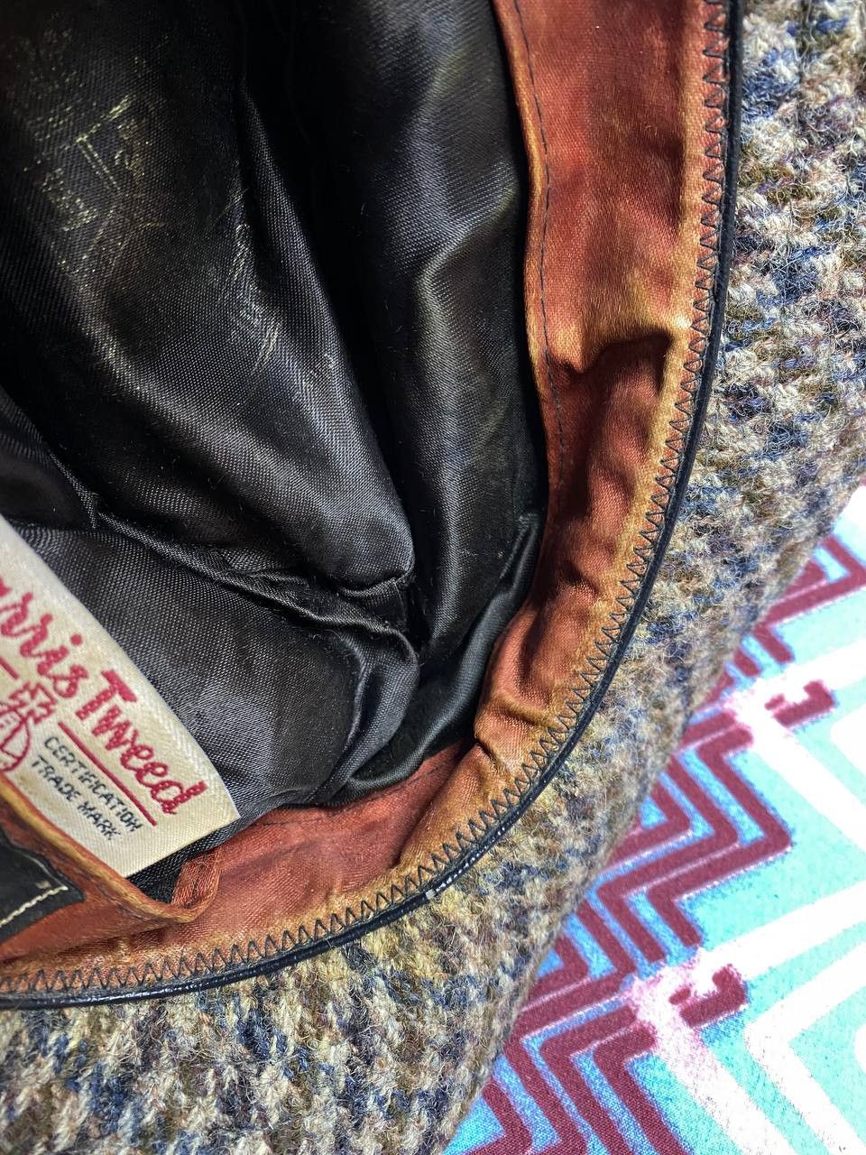 Harris Tweed × Vintage Harris Tweed Vintage Wool Casual Hat Size ONE SIZE - 5 Thumbnail