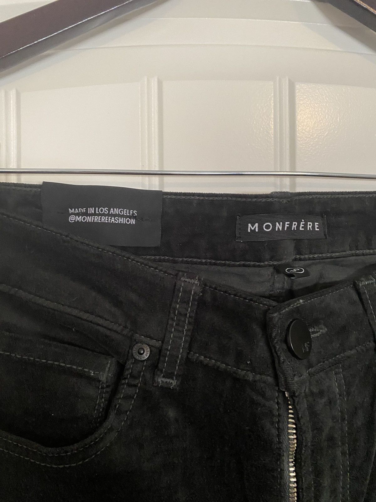 MONFRERE Monfrere Dark Green Velvet Pants Size US 30 / EU 46 - 5 Thumbnail