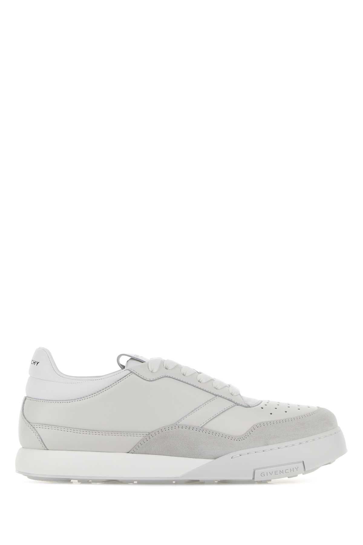 Givenchy White Leather Givenchy Yard Sneakers Size US 12 / EU 45 - 1 Thumbnail