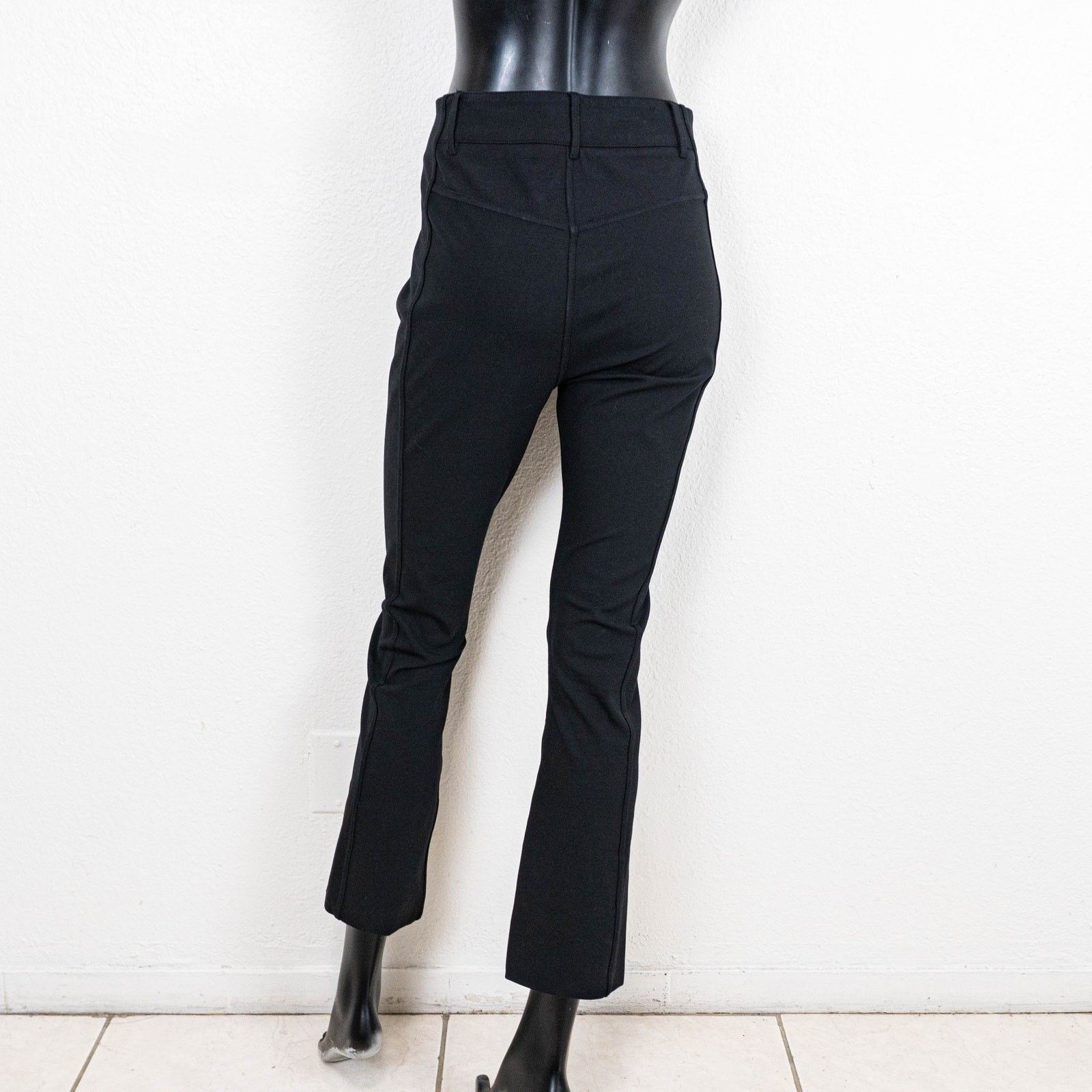 AYR AYR the Sizzle Split cuff stretch pants in black size 6 Size 28" / US 6 / IT 42 - 5 Thumbnail