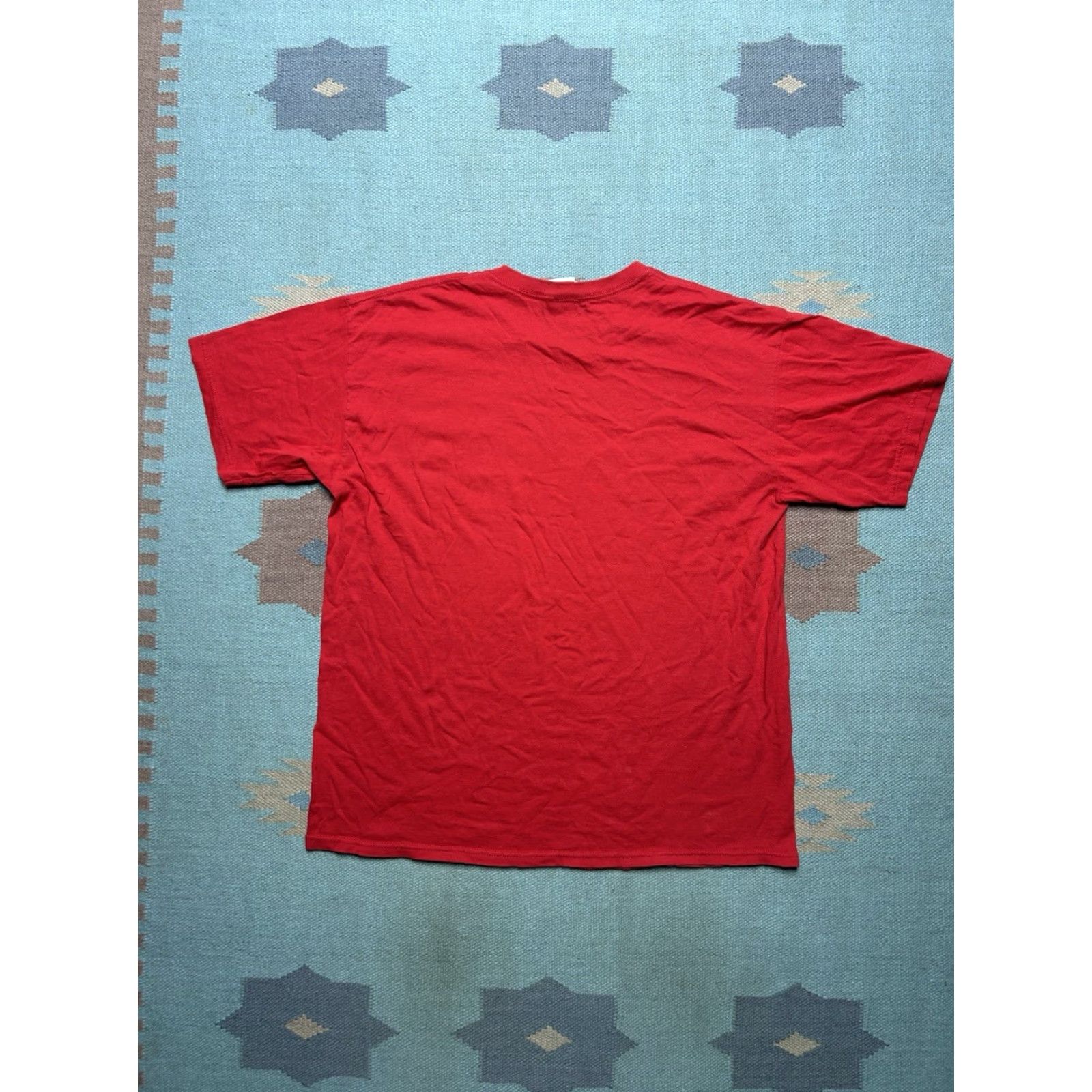 Gildan VINTAGE Peanuts Christmas Snoopy Charlie Brown Cotton T-Shirt Men Large Red Gildan T-Shirt Size US L / EU 52-54 / 3 - 6 Thumbnail