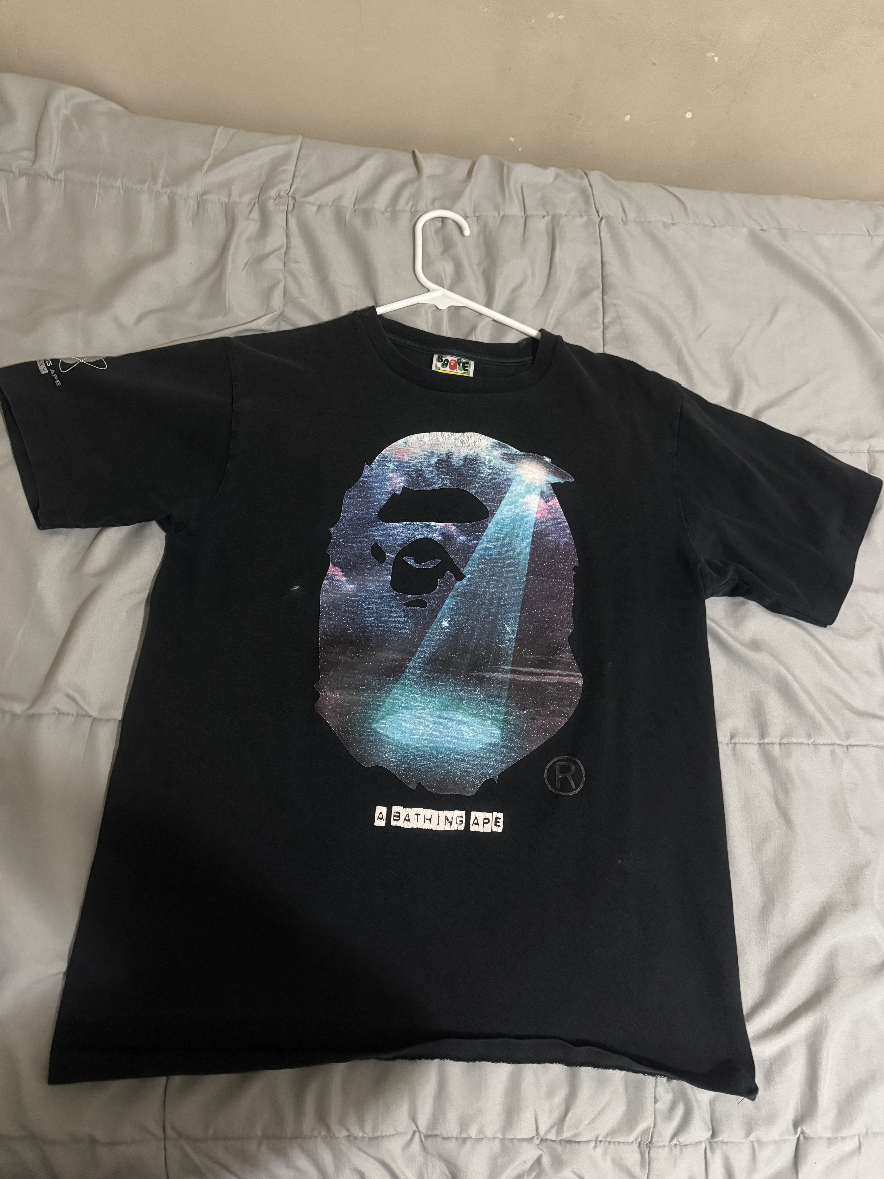 Bape Bape Galaxy UFO Tee Size US M / EU 48-50 / 2 - 2 Thumbnail