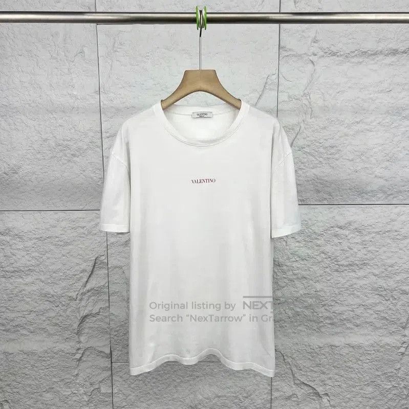 Valentino Valentino Women's Large White Cotton T-Shirt . Size L / US 10 / IT 46 - 1 Thumbnail