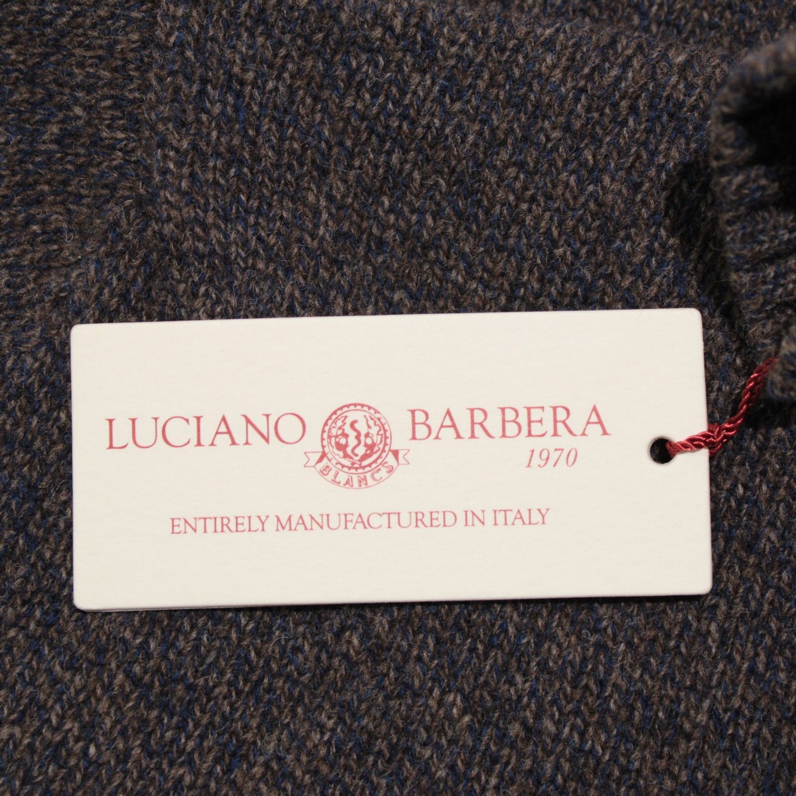 Luciano Barbera Luciano Barbera Sweater Size US M in Brown Size US M / EU 48-50 / 2 - 2 Thumbnail