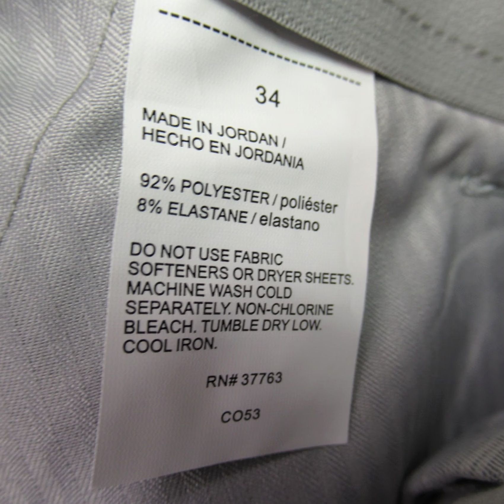 Callaway Callaway Shorts Mens 34 Pockets Button Lightweight Outdoors Chino Gray Size US 34 / EU 50 - 4 Thumbnail