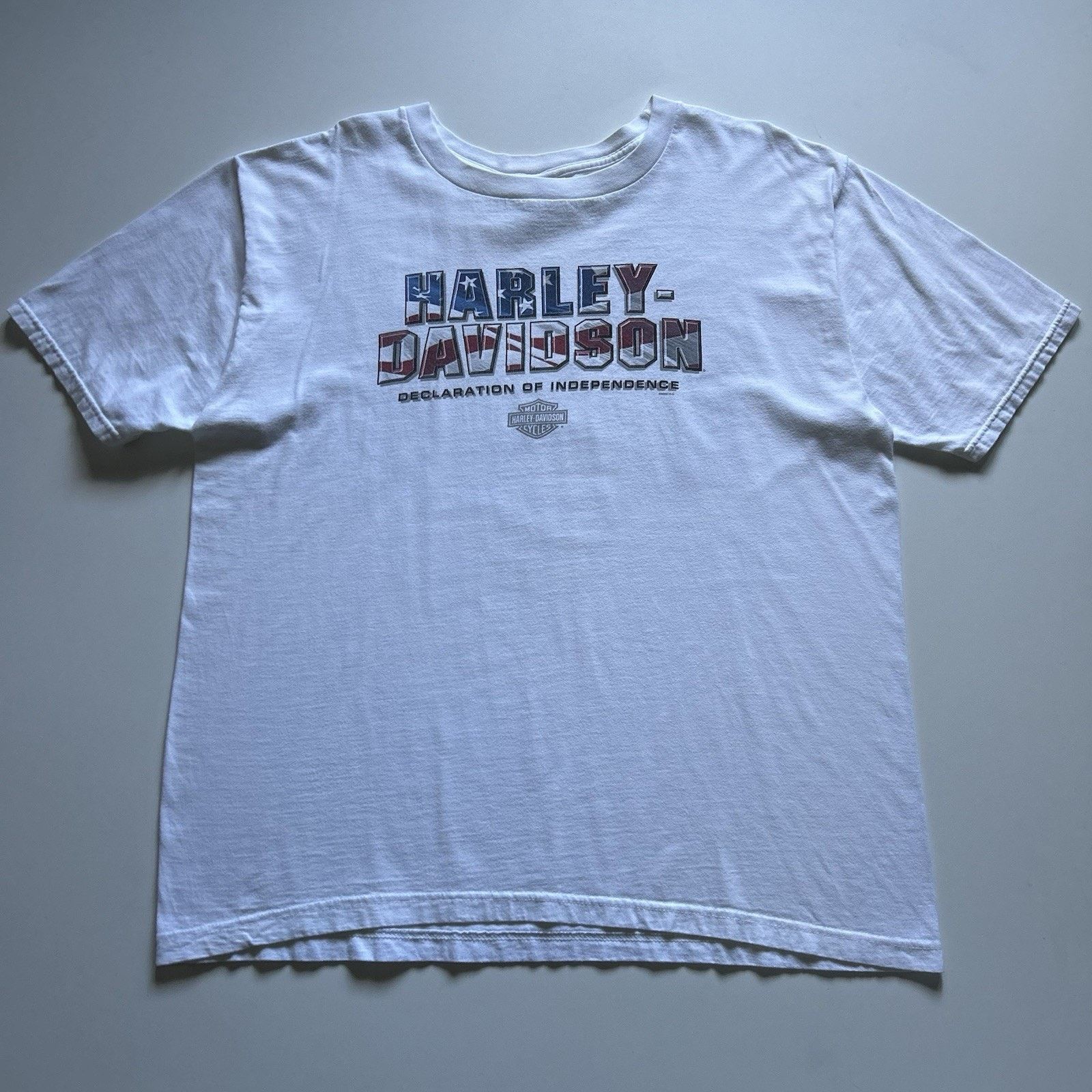 Harley Davidson × Vintage Vintage Harley Davidson T-Shirt 2XL White Y2K USA Gator Art Size US XXL / EU 58 / 5 - 1 Thumbnail