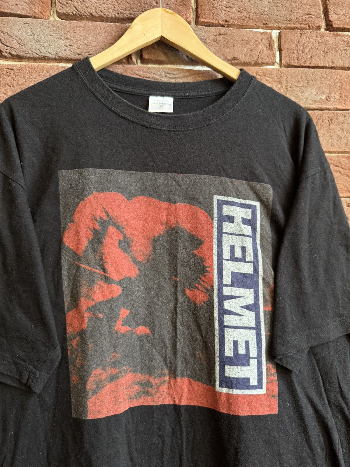 Band Tees Vintage 00s HELMET Meantime NY Crewneck Hardcore Band Black Size US XL / EU 56 / 4 - 3 Thumbnail
