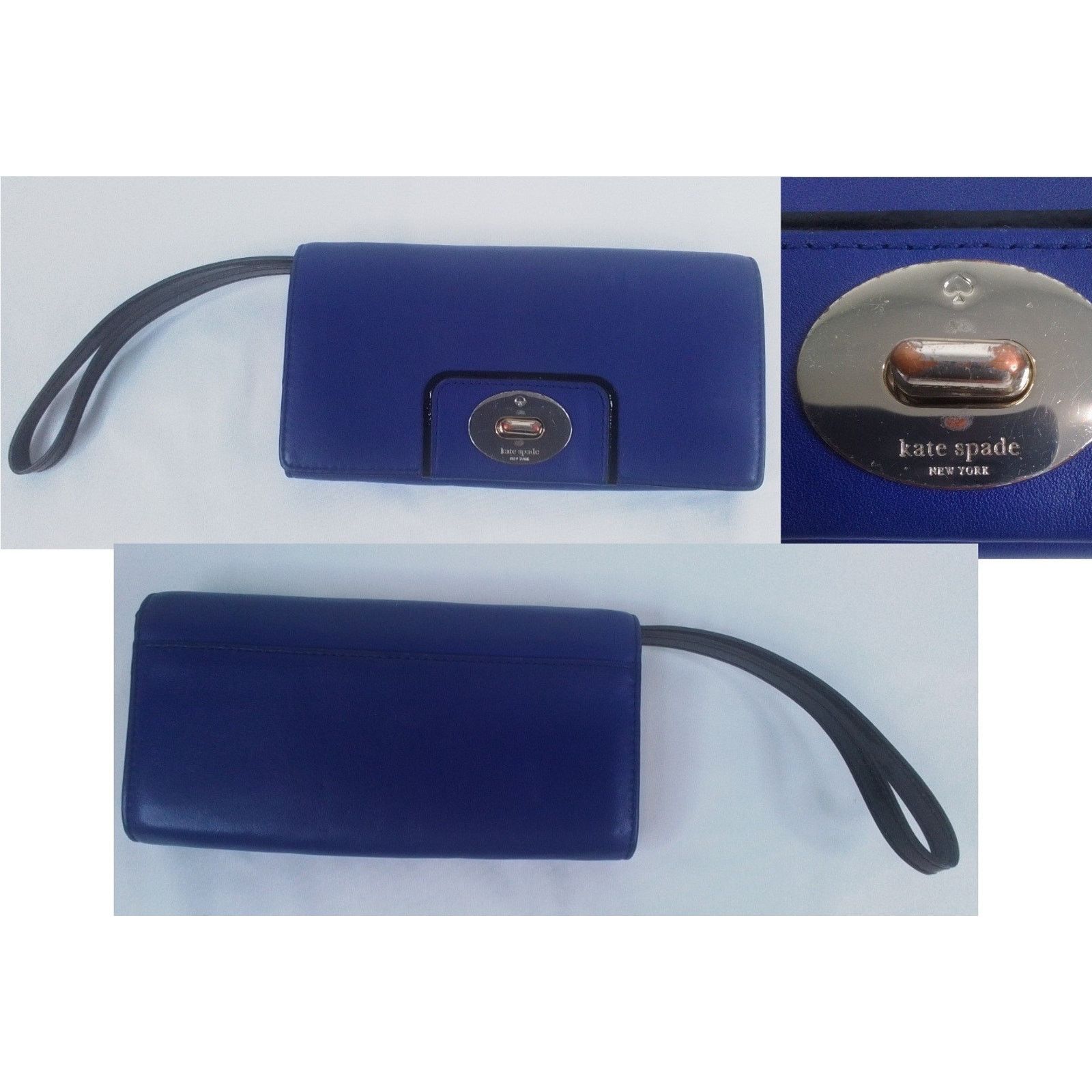 Kate Spade Kate Spade Clutch Wallet Blue Wristlet Size ONE SIZE - 1 Thumbnail