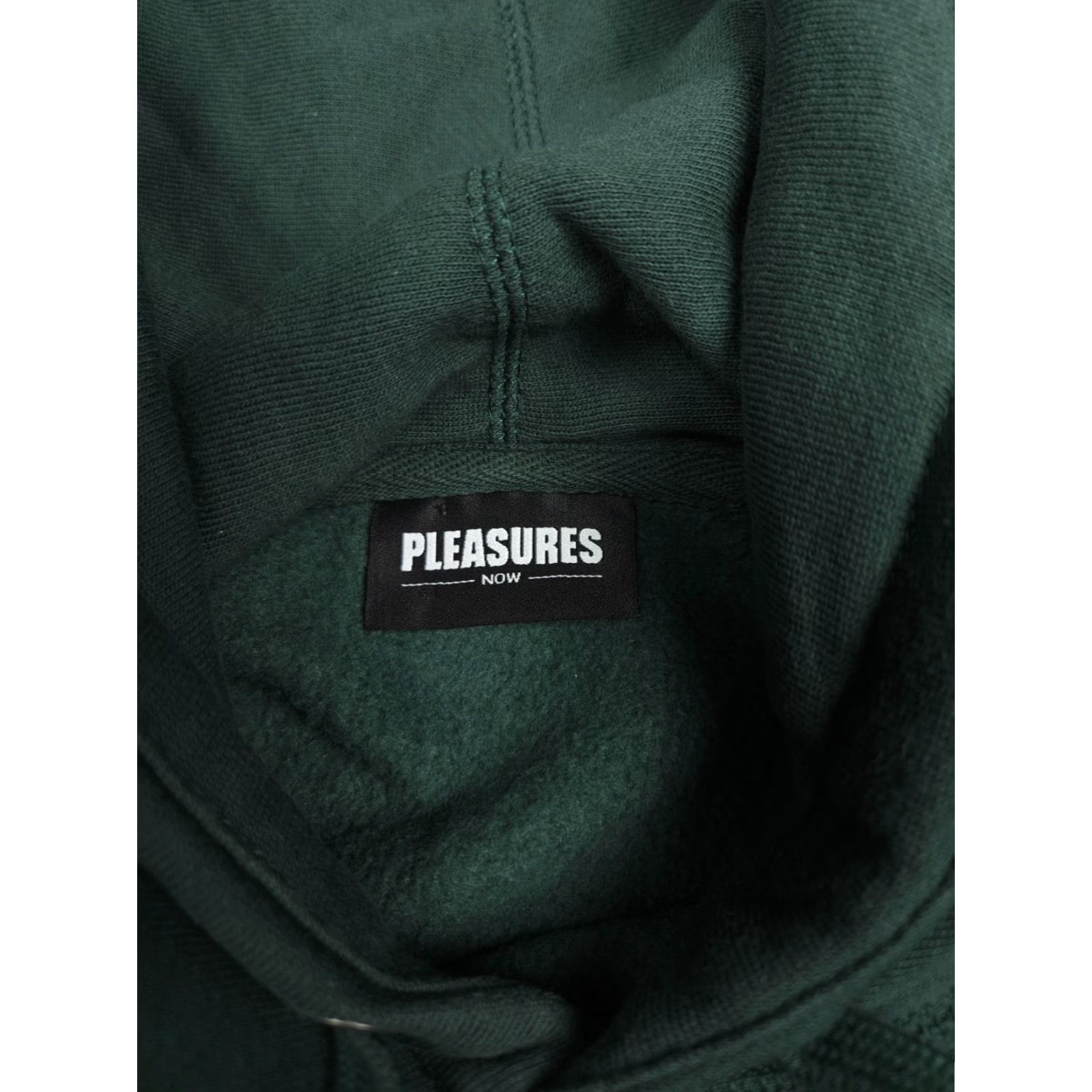 Pleasures PLEASURES Hoodie Adult Large Green Now Sleeve Hit Razor Spellout Streetwear Size US L / EU 52-54 / 3 - 7 Thumbnail