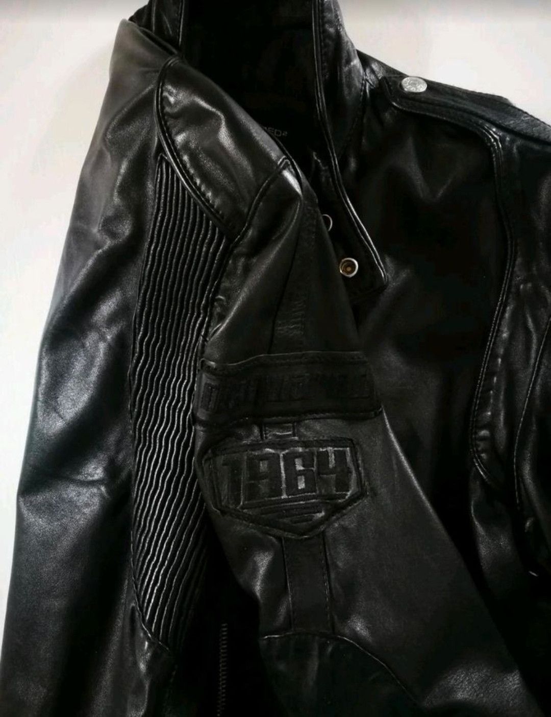 Dsquared2 ORIGINAL DSQUARED2 S/S 08 MOTORCYCLE BIKER LEATHER JACKET 52 Size US L / EU 52-54 / 3 - 5 Thumbnail