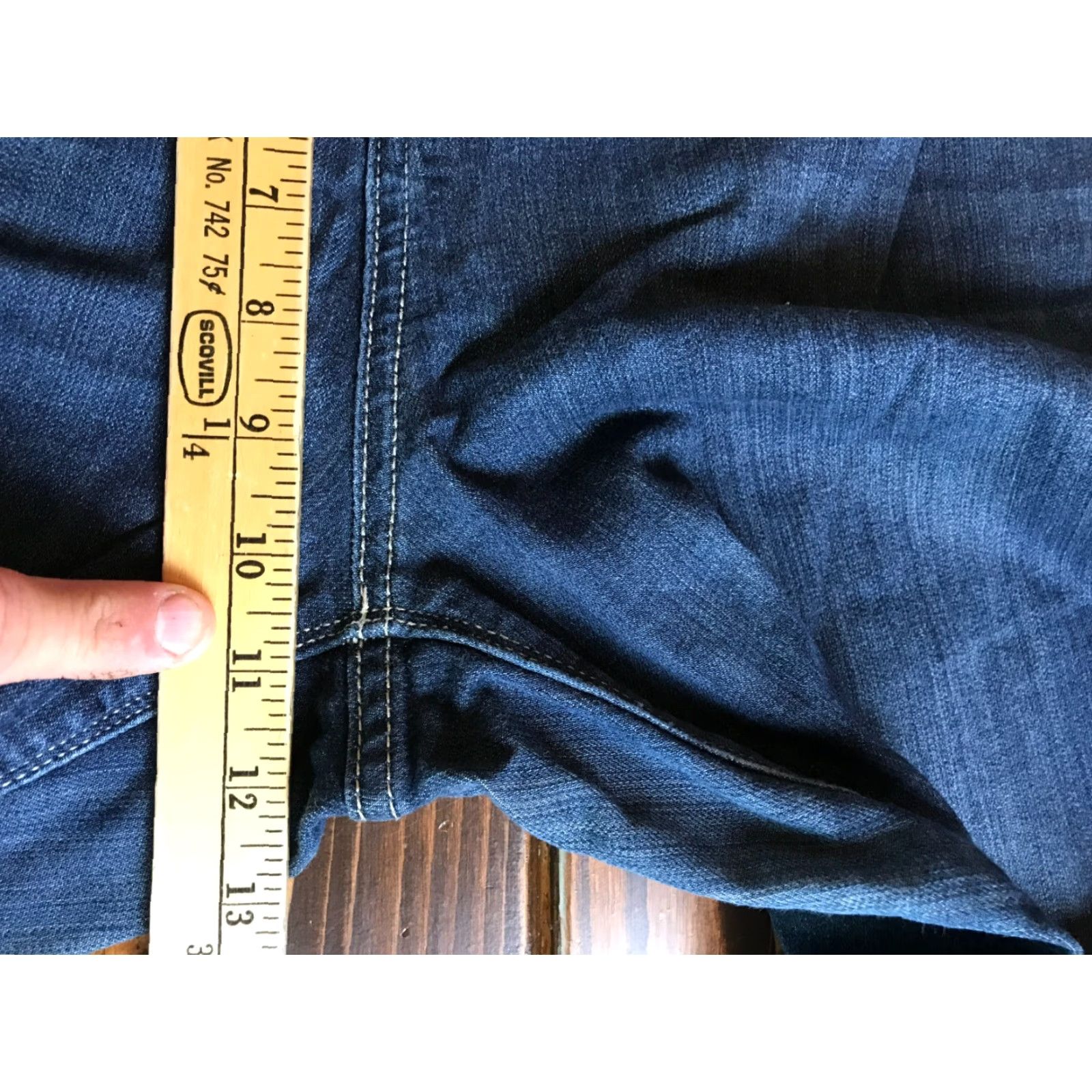 Vintage Simply Vera Vera Wang Jeans Women's Size 16 Black Denim Skinny Pockets Size 38" / US 16 / IT 52 - 4 Thumbnail