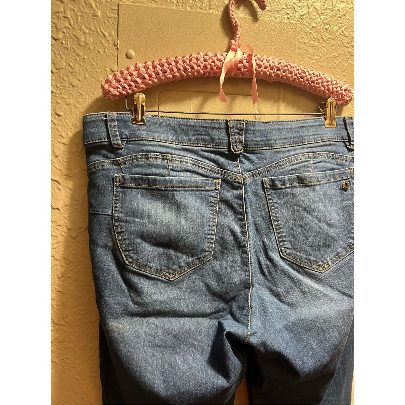 Other Democracy Ab Solution Blue Jeans Woman’s Size 16 Flaws-Marks Size 38" / US 16 / IT 52 - 10 Thumbnail