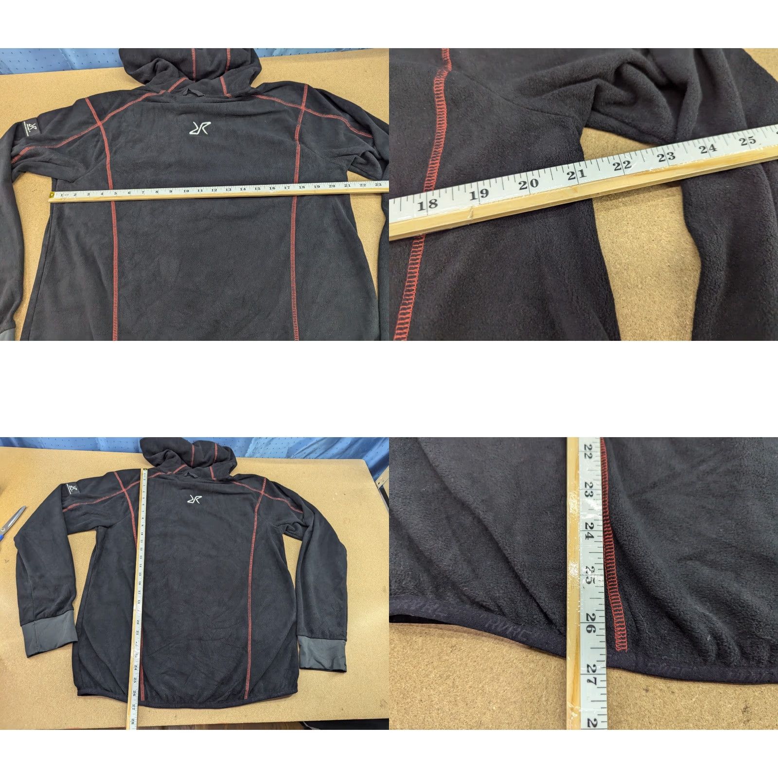 Vintage Revolution Race Trekker Hoody Jacket Mens M Outdoor Black Fleece jacket Zip Hooded Casual Athletic Size US M / EU 48-50 / 2 - 8 Thumbnail
