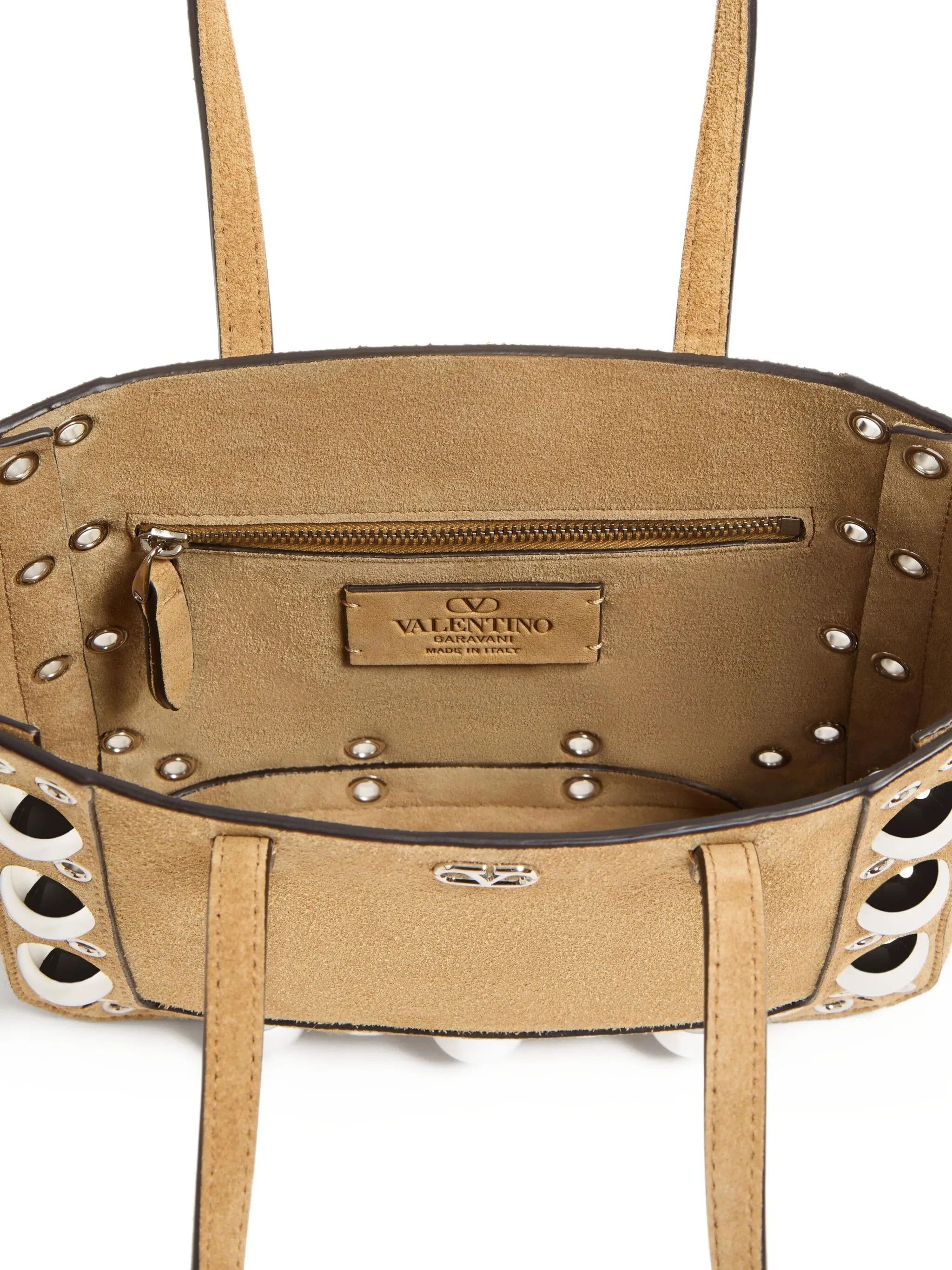 Valentino os11x0826 Size: OS / Nellcôte Mini Suede Shopping Bag Brown Size ONE SIZE - 5 Thumbnail