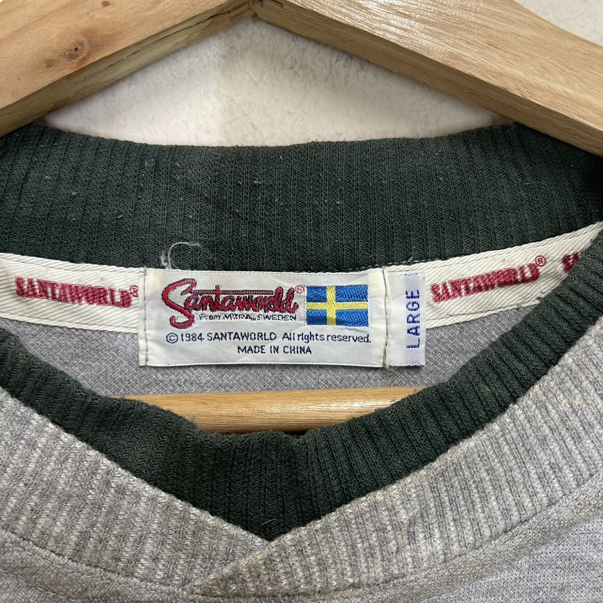 Japanese Brand Santa World Big Logo Crewneck Sweathirt Size US M / EU 48-50 / 2 - 10 Thumbnail