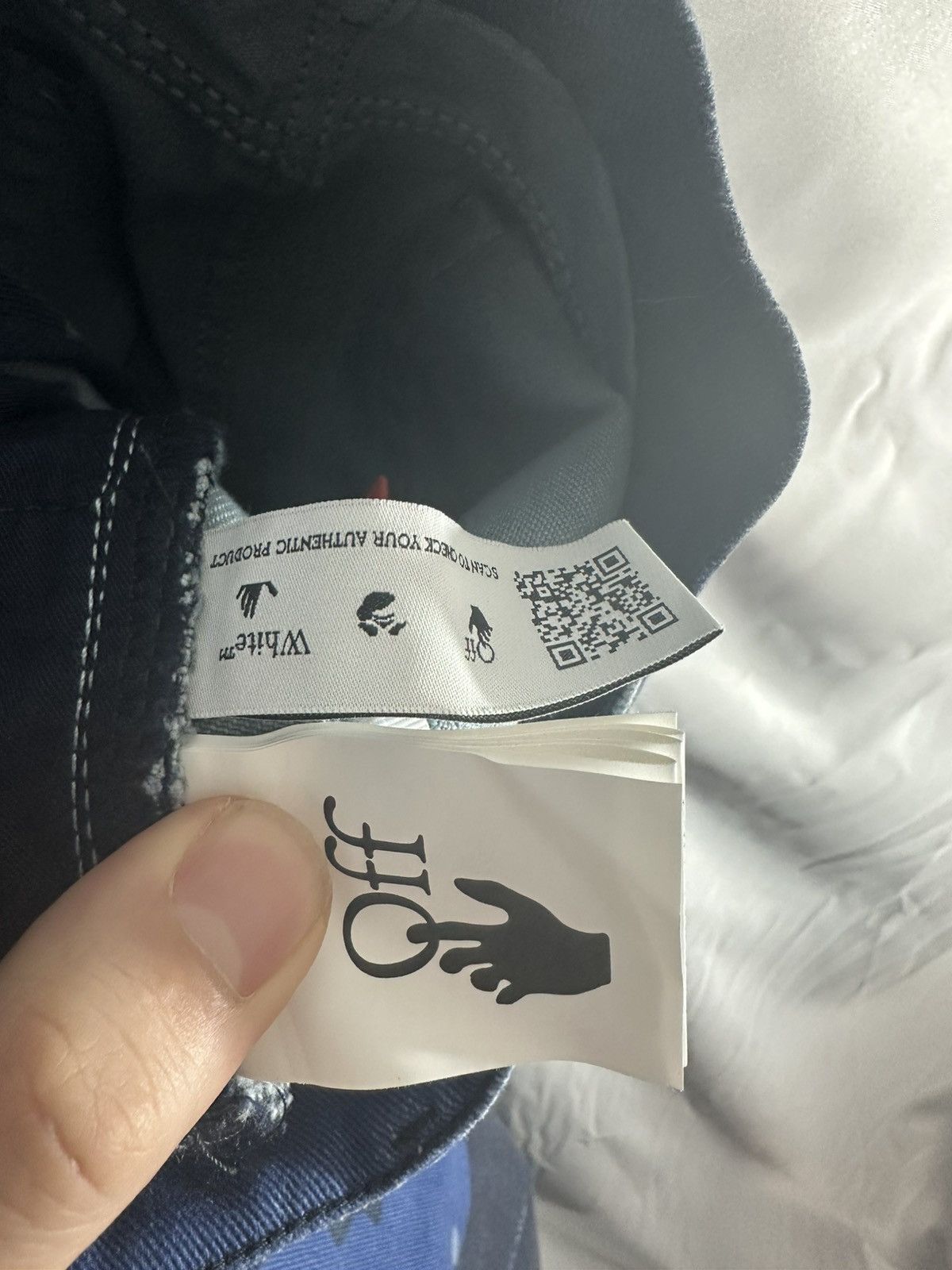 Off-White OFF WHITE CAMO BLUE DENIM PANTS Size US 31 - 6 Thumbnail