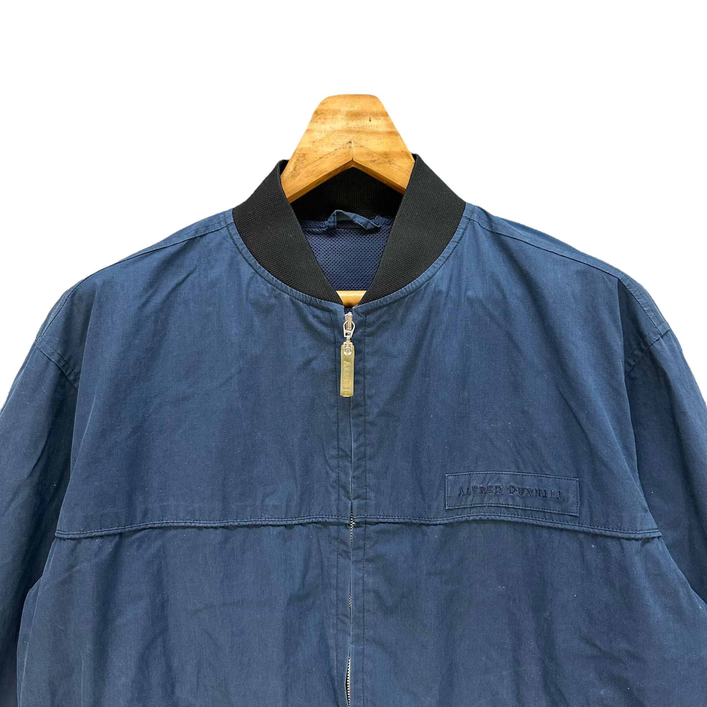 Alfred Dunhill ALFRED DUNHILL Small Logo Casual Bomber Jacket #1512-A62 Size US S / EU 44-46 / 1 - 2 Thumbnail