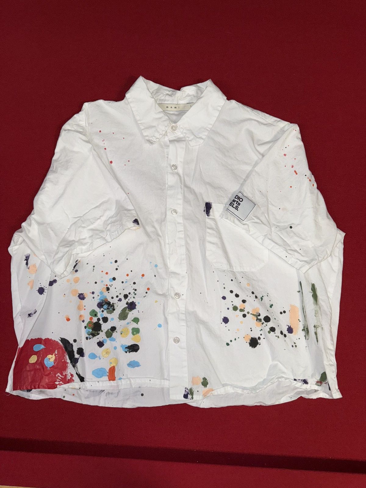 MNML Poplin Painter S/S Shirt black & white size L Size US L / EU 52-54 / 3 - 6 Thumbnail