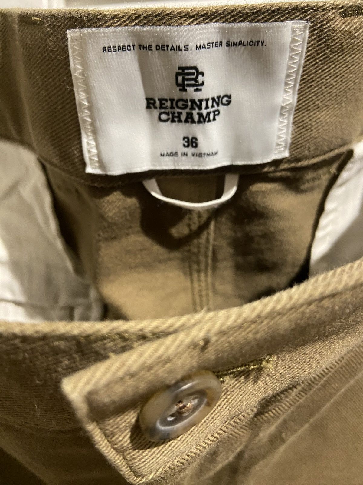 Reigning Champ Reigning Champ cotton twill chino size XL. Size US 36 / EU 52 - 2 Thumbnail