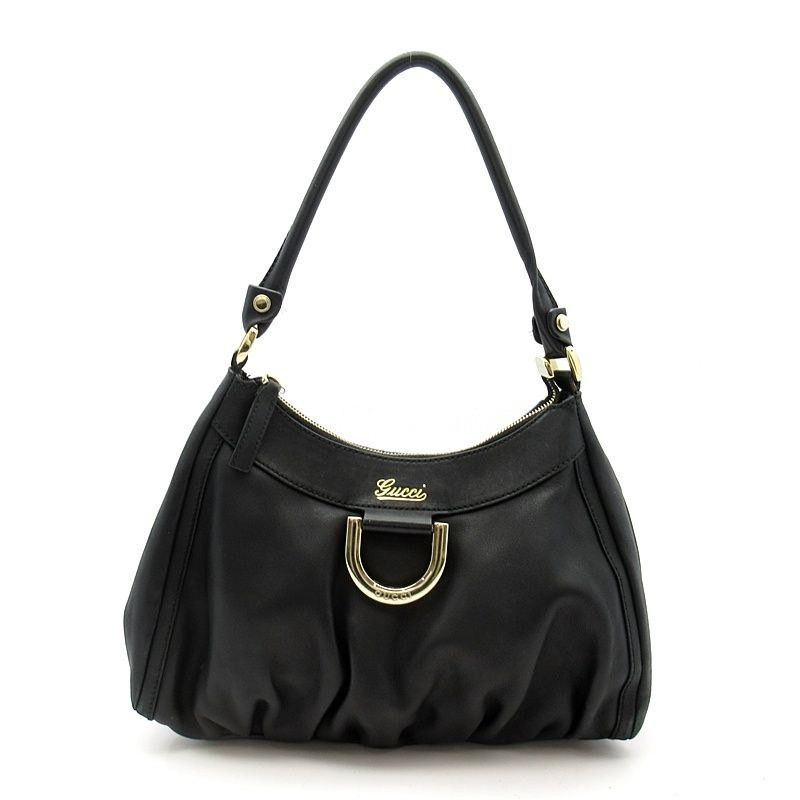 Gucci Gucci - Abbey One Shoulder Bag Black Preloved Size ONE SIZE - 1 Thumbnail