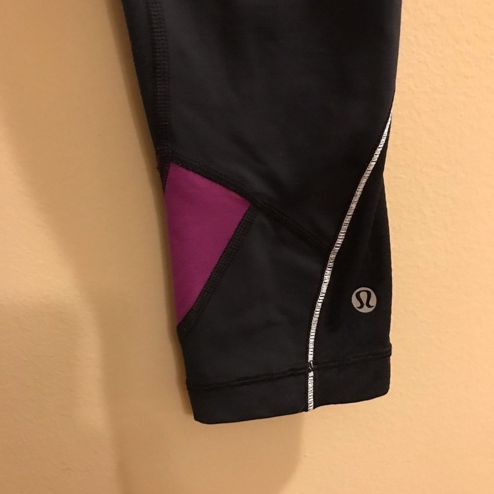 Lululemon LULULEMON RUN EMPOWER CROP PANTS BLACK Leggings Size 27" / US 4 / IT 40 - 10 Thumbnail