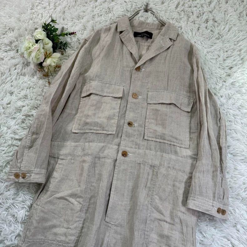Comme des Garcons Comme Des Garcons size M Linen-blend jumpsuit Size 24" / US 00 / IT 34 - 2 Thumbnail