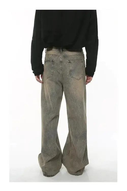 Designer Baggy Jeans Worn Out Loose Size 27" / US 4 / IT 40 - 7 Thumbnail
