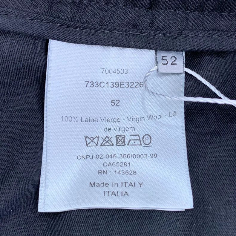 Dior Dior Size XL Tie-up black wool casual trousers and sweatpan Size US 38 / EU 54 - 6 Thumbnail