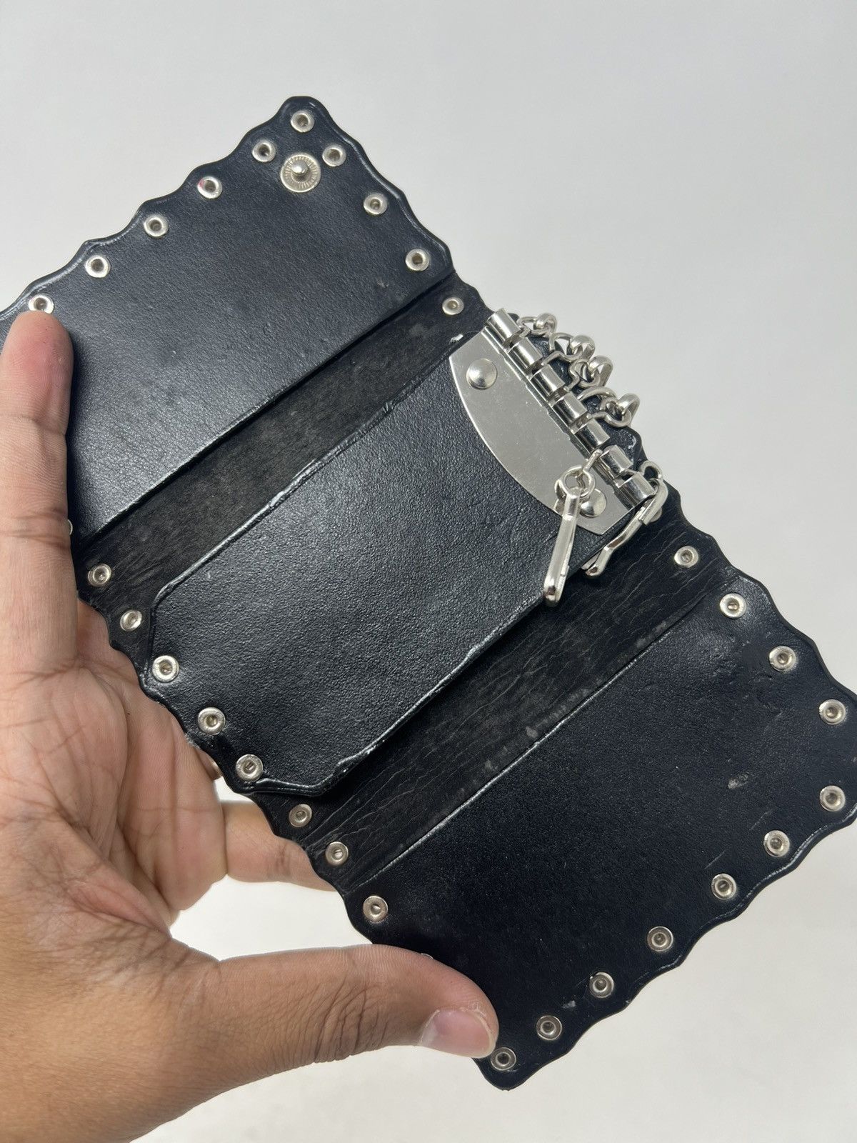 Harley Davidson Harley Davidson American Stud Leather Key Case Wallet Size ONE SIZE - 10 Thumbnail