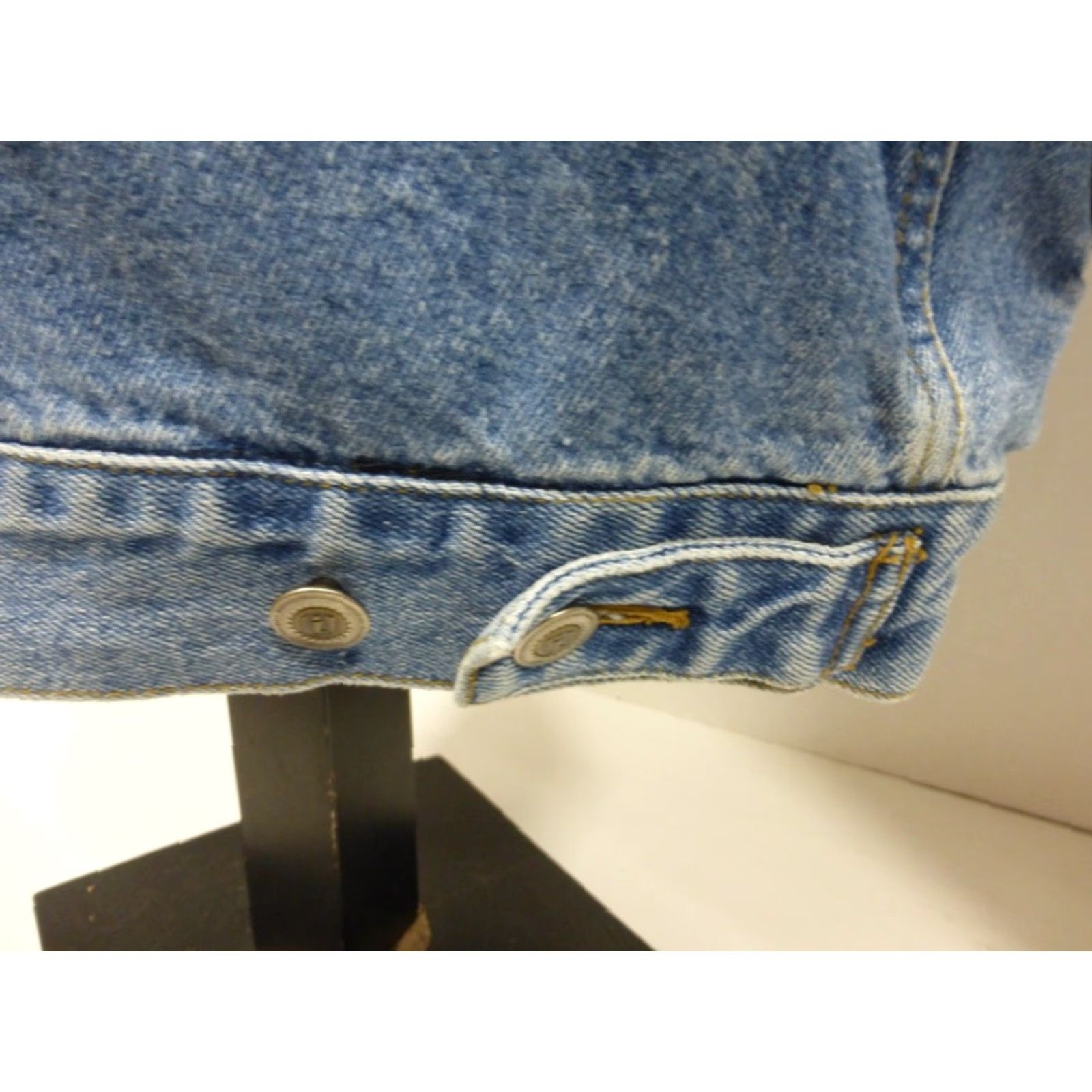 Vintage Identity Jean Jacket Women's Large Blue "Debra Duncan" Casual Outerwear Size 36" / US 14 / IT 50 - 7 Thumbnail