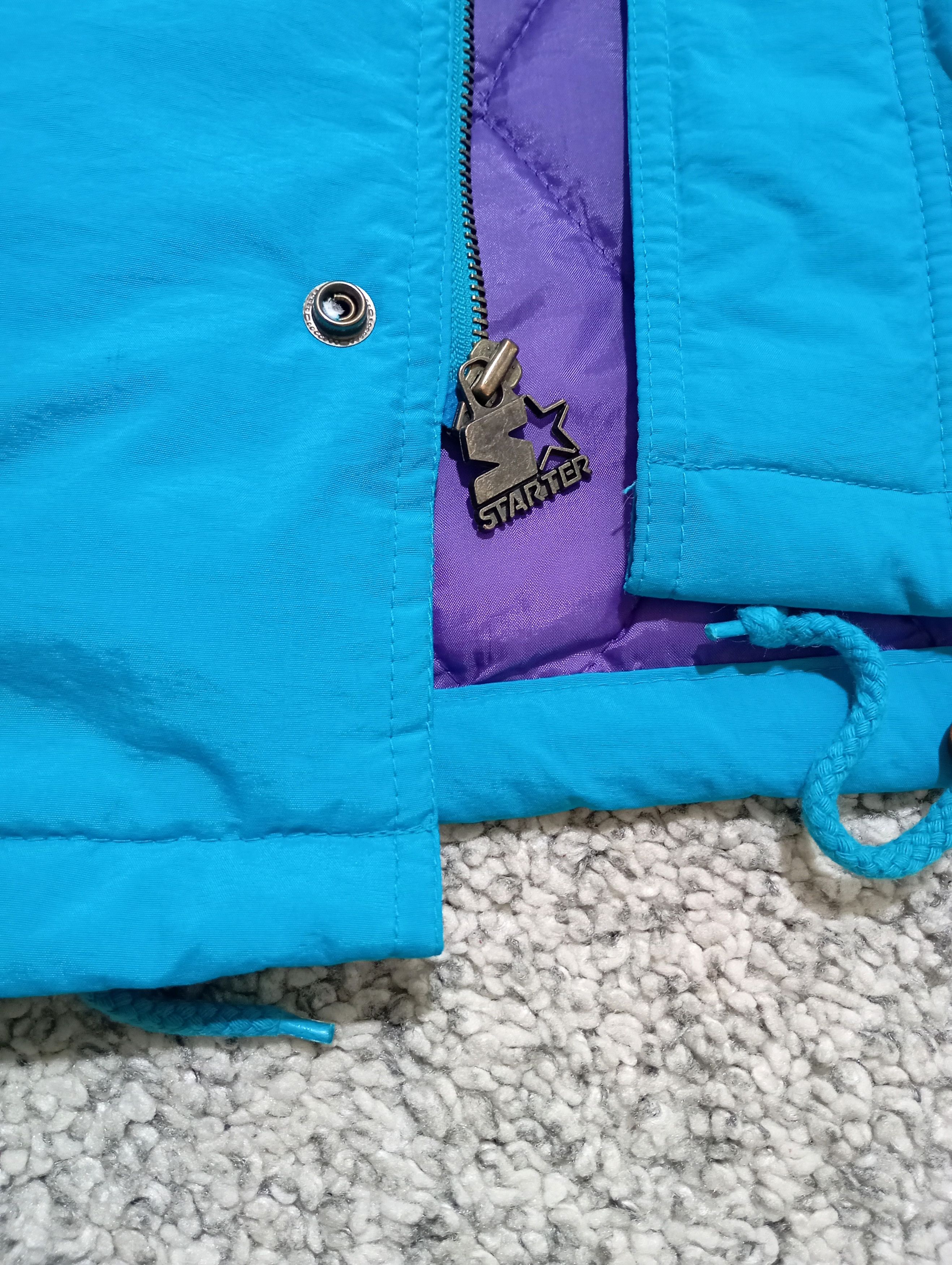 Starter Starter Jacket Charlotte Hornets NBA Retro Vintage HORNETS Size US M / EU 48-50 / 2 - 12 Thumbnail