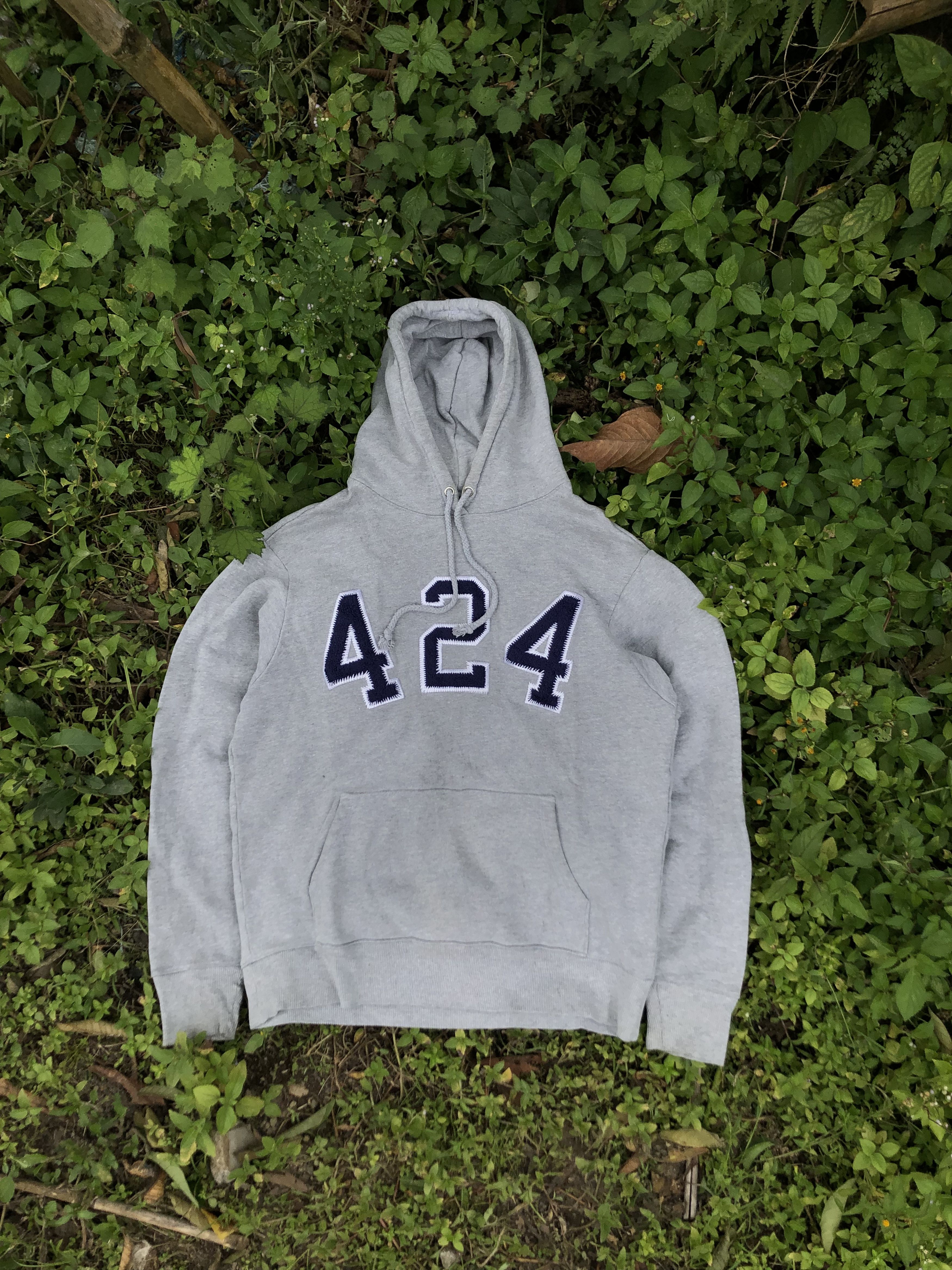 424 424 university logo hoodie grey Size US L / EU 52-54 / 3 - 1 Thumbnail