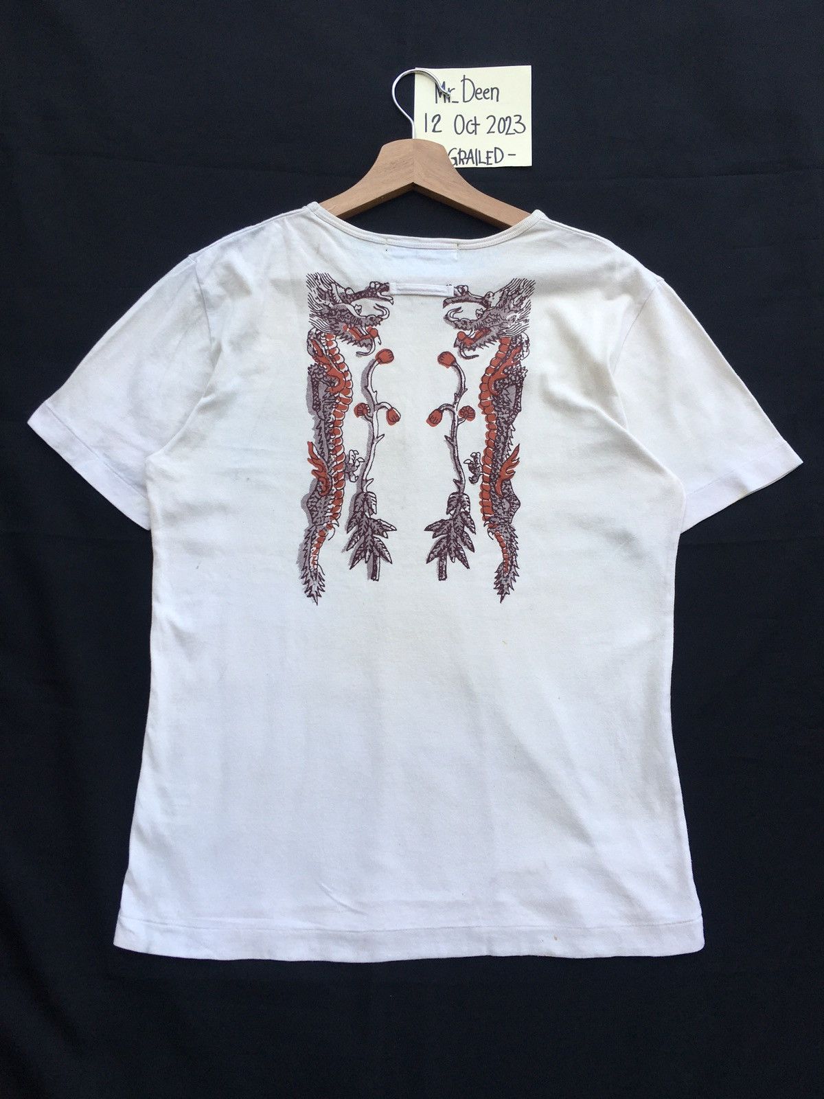 Gaultier Homme Objet Vintage Jean Paul Gaultier Dragon Skull Eagle Print Shirt Size US M / EU 48-50 / 2 - 21 Thumbnail