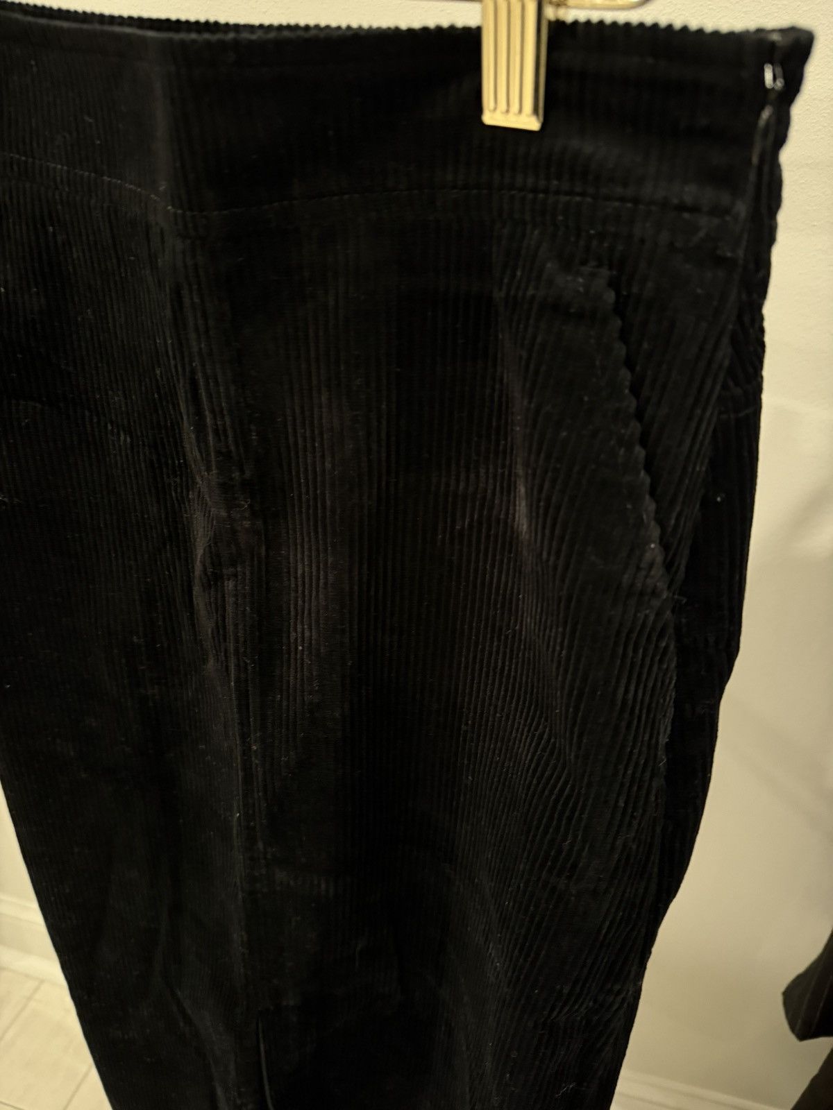 Akris Akris Punto Cotton Corduroy Midi Skirt Size 26" / US 2 / IT 38 - 2 Thumbnail