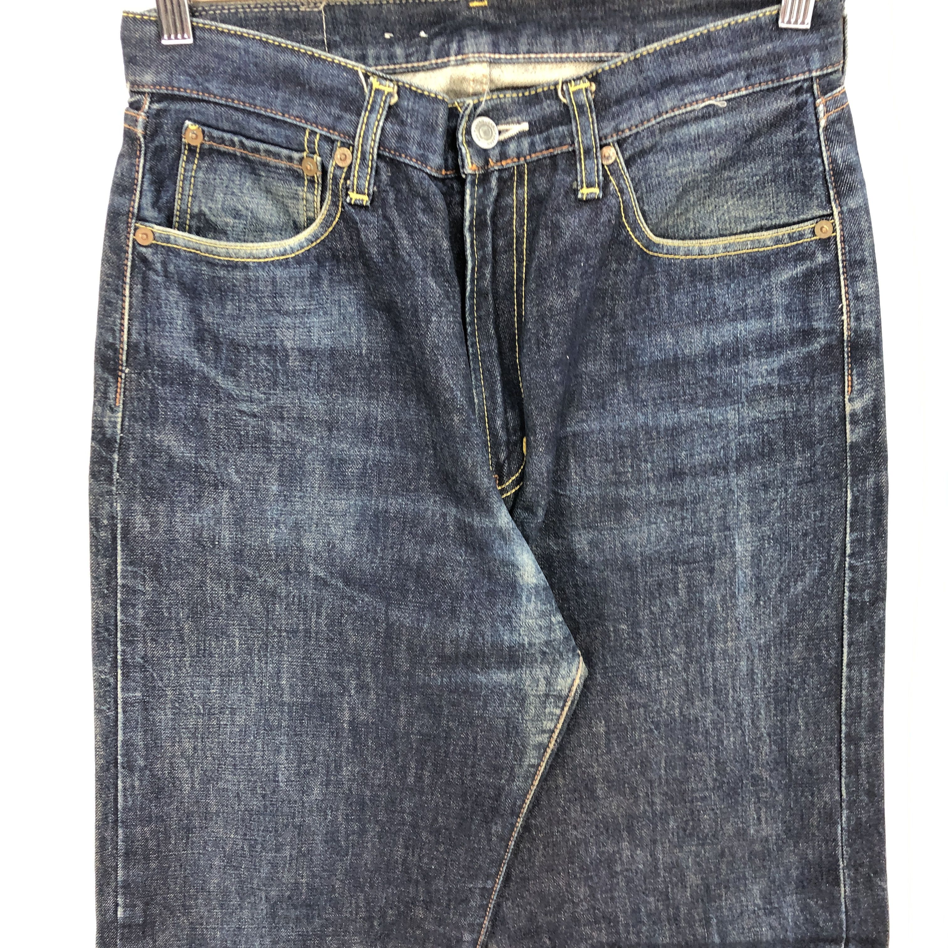 Japanese Brand Vintage 90s JPN Selvedge Jeans Japanese Redline 56789 Size 28" / US 6 / IT 42 - 4 Thumbnail