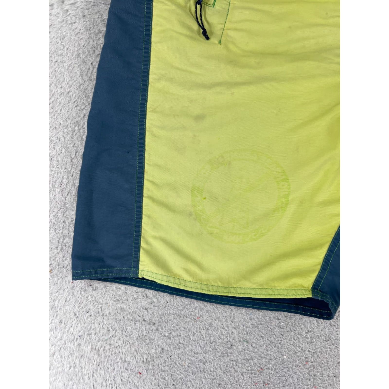 Patagonia Patagonia Mens Swim Trunks Bottom 33 Green Blue 100% Nylon Zipper Pocket Wavefarer Beach Size US 33 - 3 Thumbnail