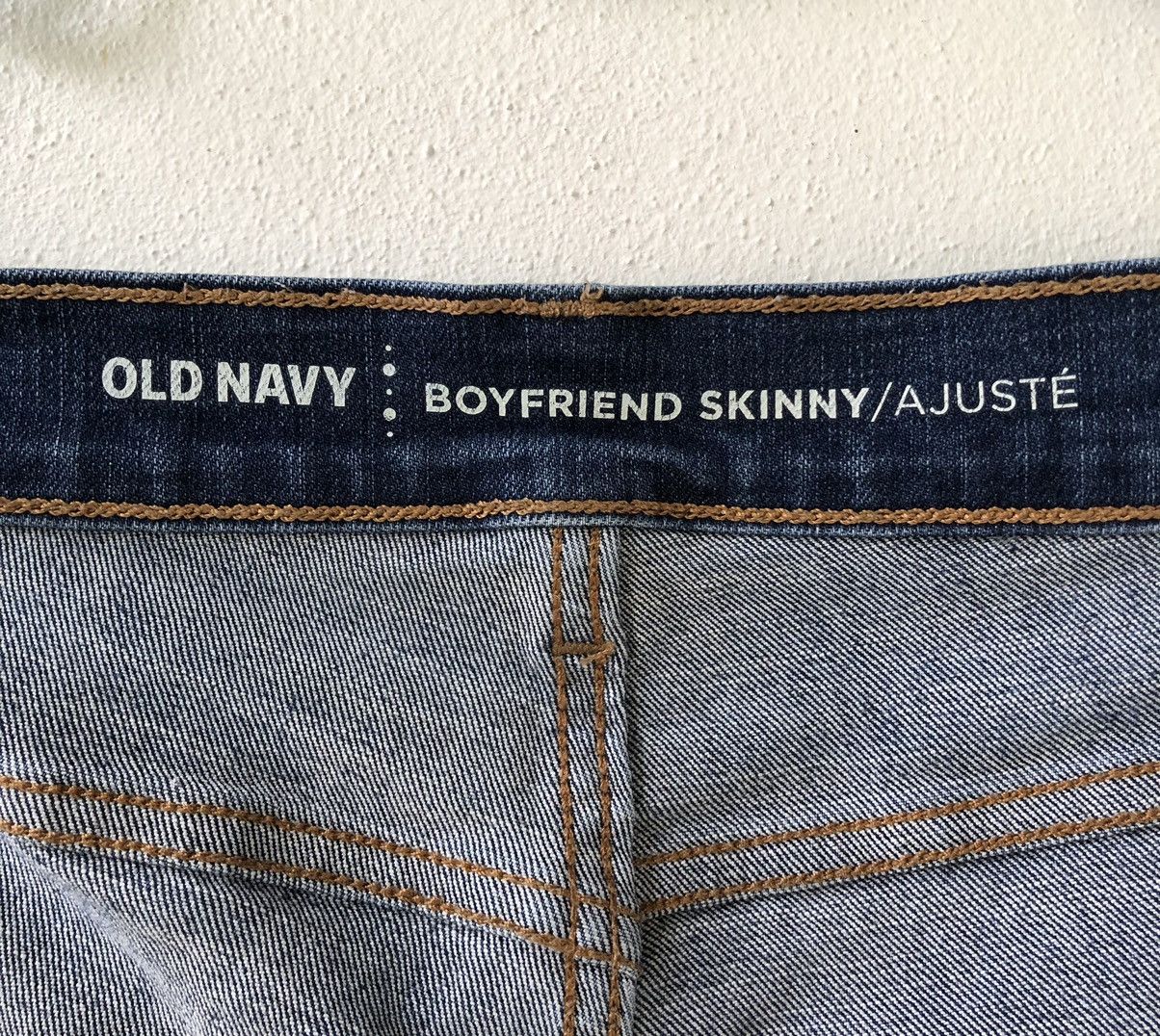 Old Navy OLD NAVY Distressed Patchwork Skinny Jeans Size 30" / US 8 / IT 44 - 13 Thumbnail