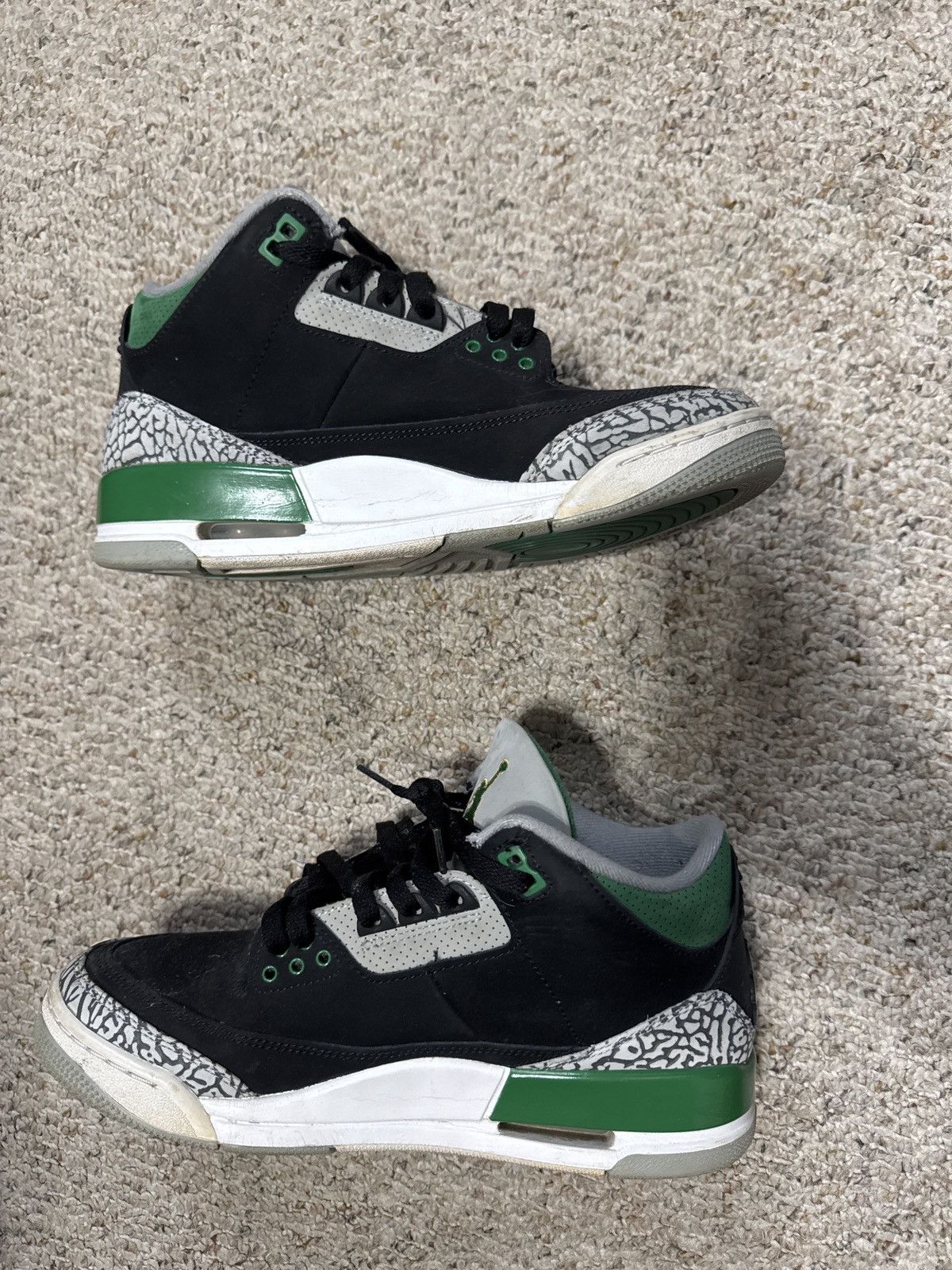 Jordan Brand Jordan 3 Pine Green Size US 8.5 / EU 41-42 - 1 Thumbnail