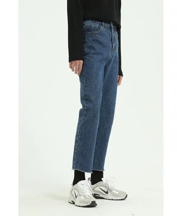 Japanese Brand VIBE Vintage loose straight leg cropped jeans Size US 30 / EU 46 - 4 Thumbnail