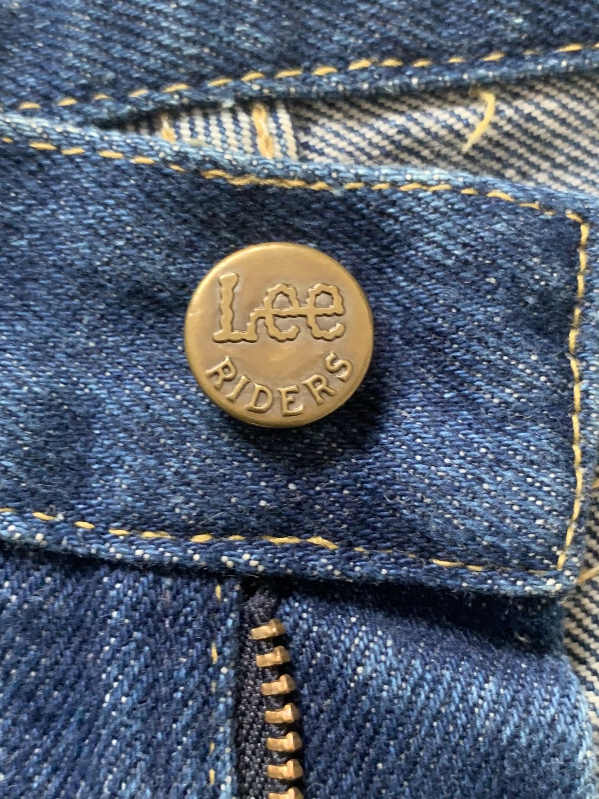 Lee × Vintage Rare!! Vintage 80s Lee Talon42 Zipper Made In USA Denim Pant Size 24" / US 00 / IT 34 - 21 Thumbnail