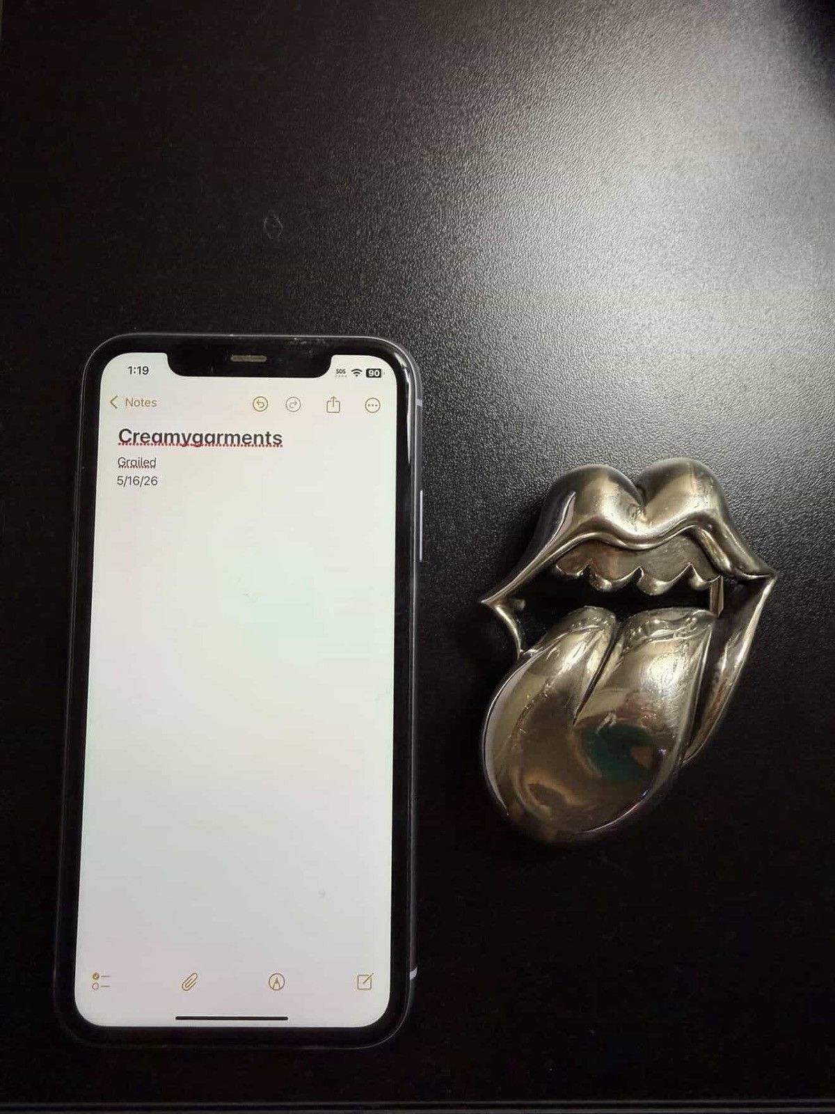 Chrome Hearts Chrome Hearts Rolling Stones Buckle Size ONE SIZE - 7 Thumbnail