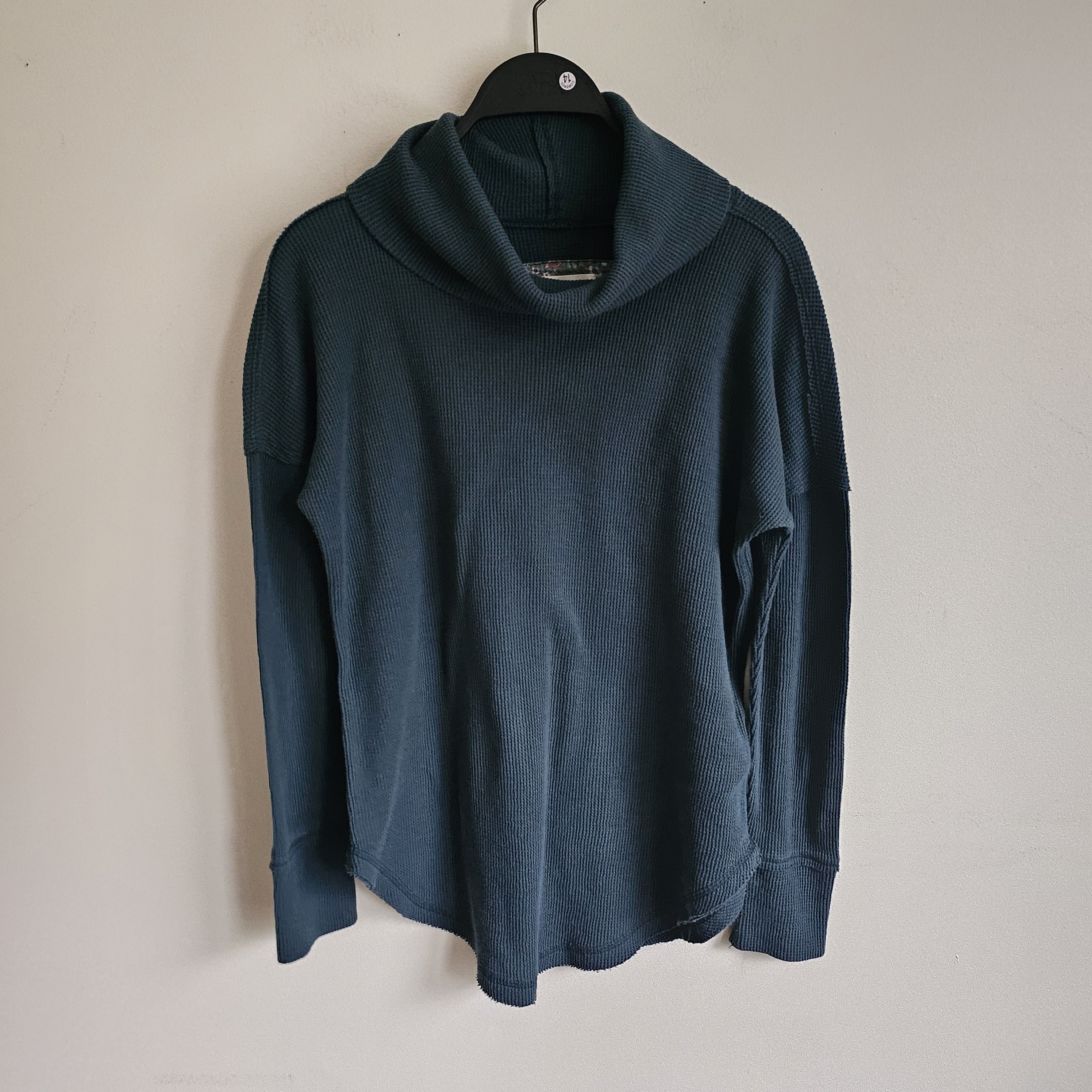 Anthropologie Anthropologie Maeve Cowl Neck Waffle Knit top Size XSmall Size XS / US 0-2 / IT 36-38 - 2 Thumbnail