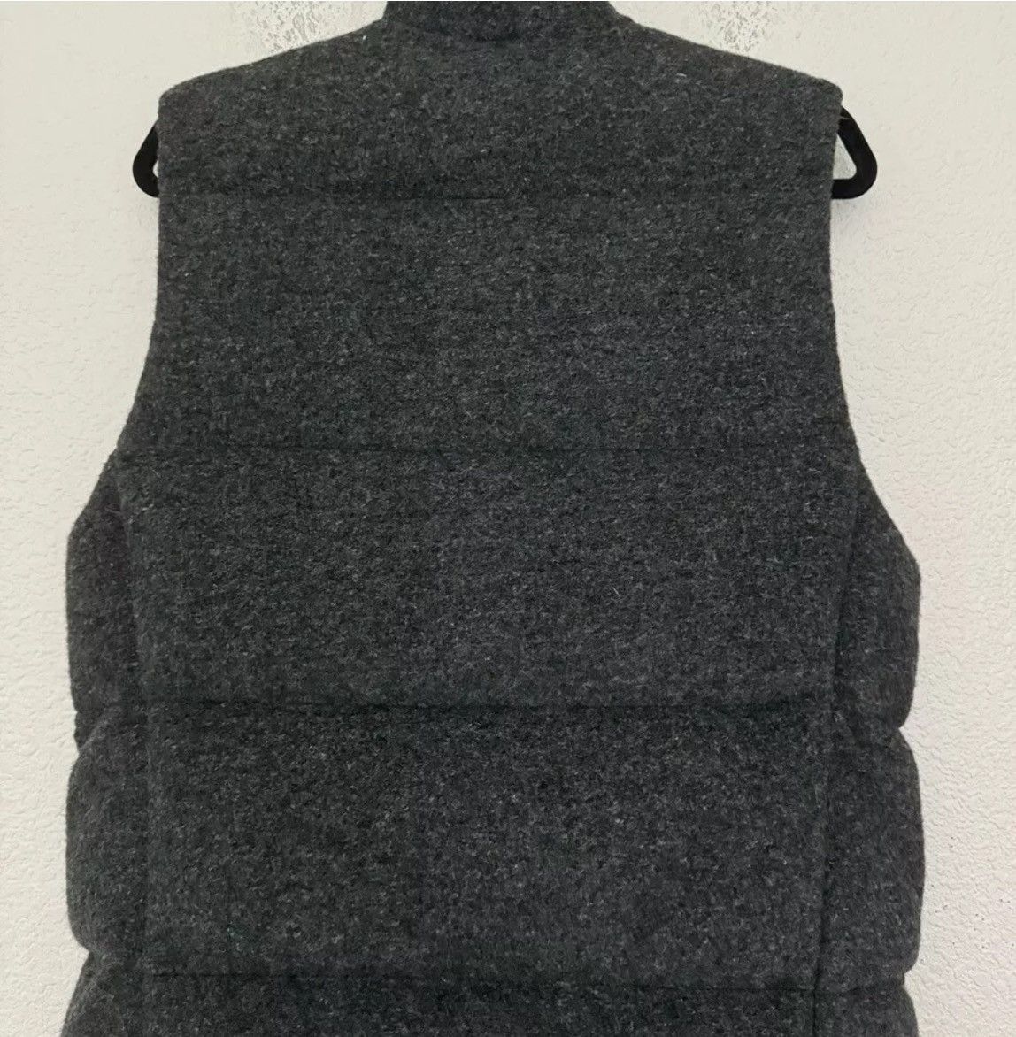 Vince Vince Wool Blend Down Quilted Puffer Vest Dark Gray Medium Size US M / EU 48-50 / 2 - 5 Thumbnail