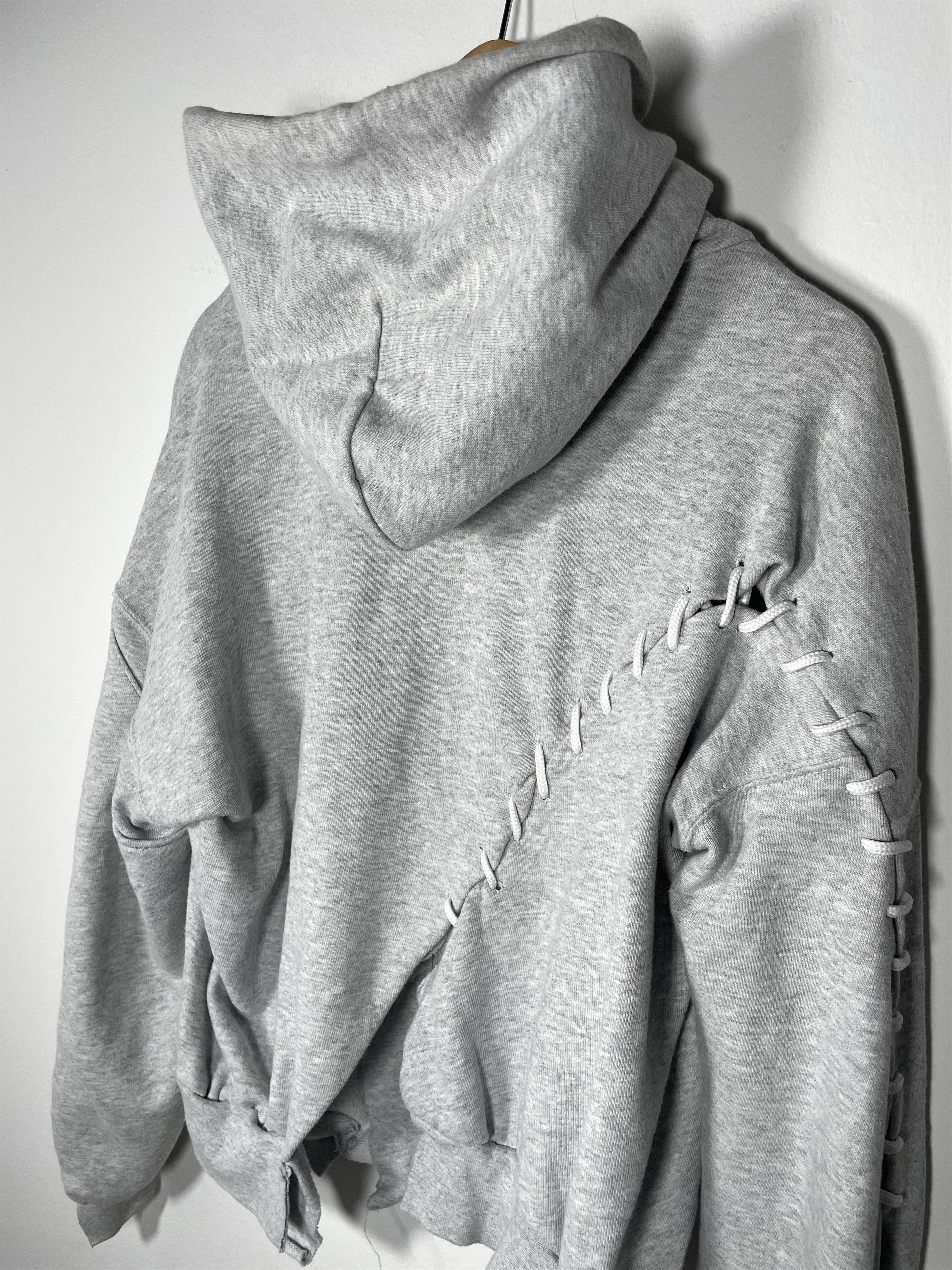 Ottolinger Slash and Lace Hoodie (Sample) Size S / US 4 / IT 40 - 6 Thumbnail