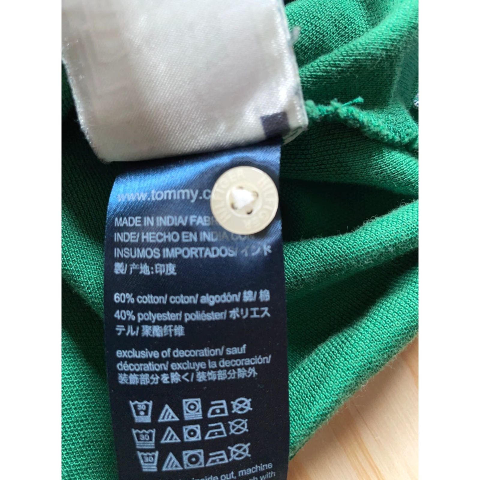 Tommy Hilfiger Tommy Hilfiger Polo Shirt Adult XL Green Embroidered Casual 90s Preppy Mens Short Sleeve Collared Polo Shirt Size US XL / EU 56 / 4 - 4 Thumbnail